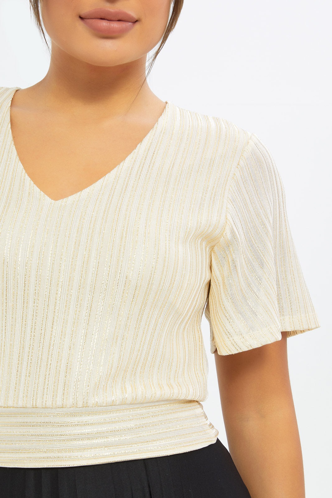 Redtag-Women-Gold-Metallic-Crop-Top-Co-Ord-Category:Tops,-Colour:Gold,-Deals:New-In,-Event:RMD,-Filter:Women's-Clothing,-H1:LWR,-H2:LAD,-H3:JYT,-H4:FJT,-New-In-Women-APL,-Non-Sale,-Promo:RMD,-RMD,-S23C,-Season:S23C,-Section:Women,-Women-Tops-Women's-