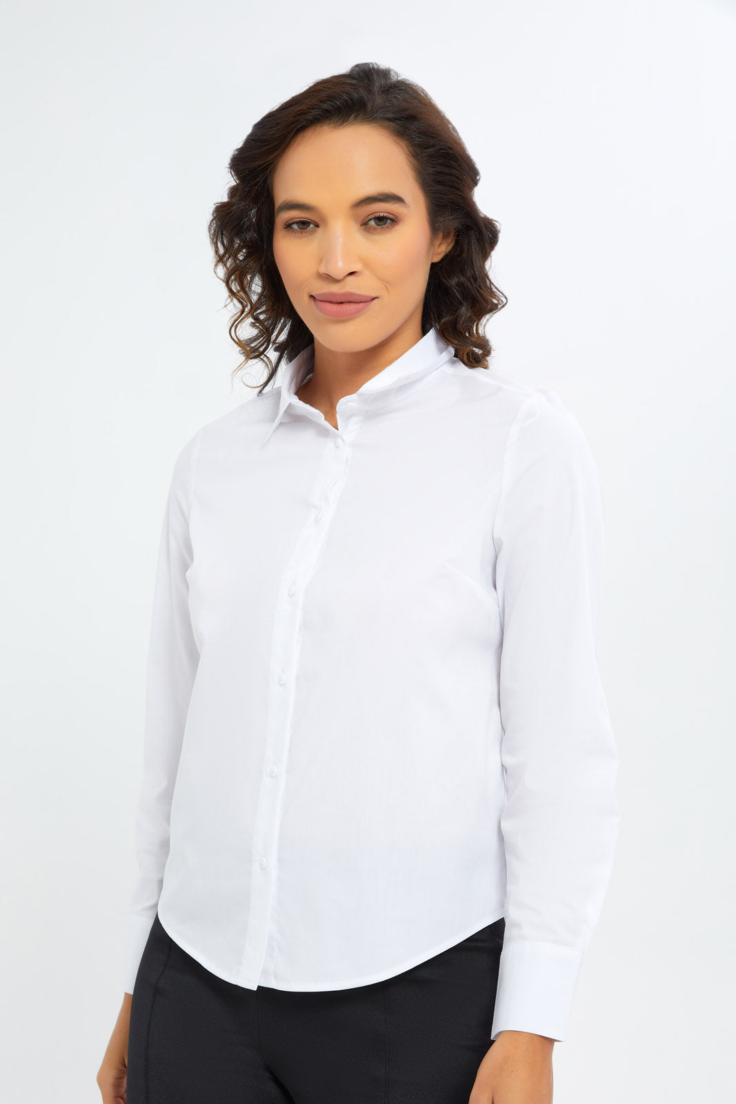Redtag-Women-White-Oxford-Shirt-Category:Blouses,-Colour:White,-Deals:New-In,-Filter:Women's-Clothing,-H1:LWR,-H2:LAD,-H3:BLO,-H4:CBL,-KSH,-New-In-Women-APL,-Non-Sale,-S23C,-Season:S23C,-Section:Women,-Women-Blouses-Women's-
