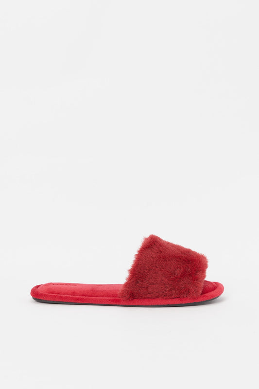 Redtag-Red-Classic-Slipper-Category:Slippers,-Colour:Red,-Deals:New-In,-Filter:Women's-Footwear,-H1:FOO,-H2:LAD,-H3:SLI,-H4:SLI,-N/A,-New-In-Women-FOO,-Non-Sale,-S23B,-Season:S23B,-Section:Women,-Women-Slippers-Women's-