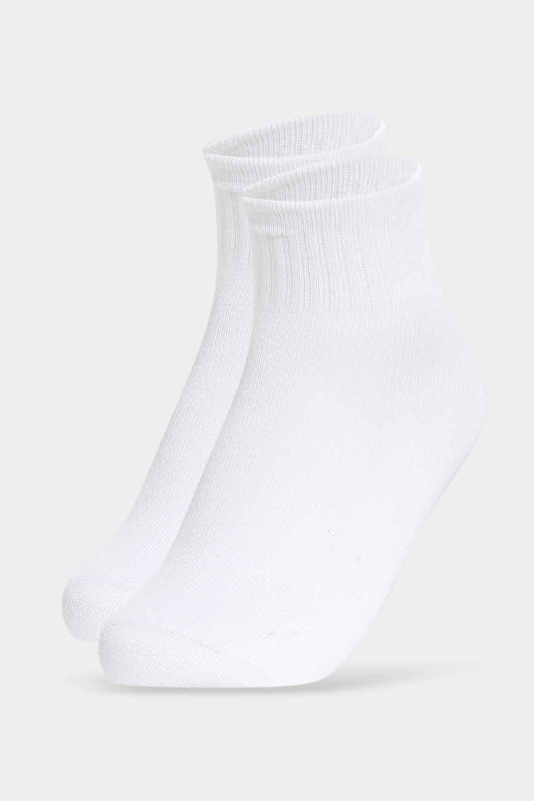Redtag-Boys-Pack-Of-5--Sl.-Longer-Than-Ankle-Length-With-Rib---White-365,-BOY-Socks,-Category:Socks,-Colour:White,-Deals:New-In,-Filter:Boys-(2-to-8-Yrs),-New-In-BOY-APL,-Non-Sale,-Section:Boys-(0-to-14Yrs)-Boys-2 to 8 Years