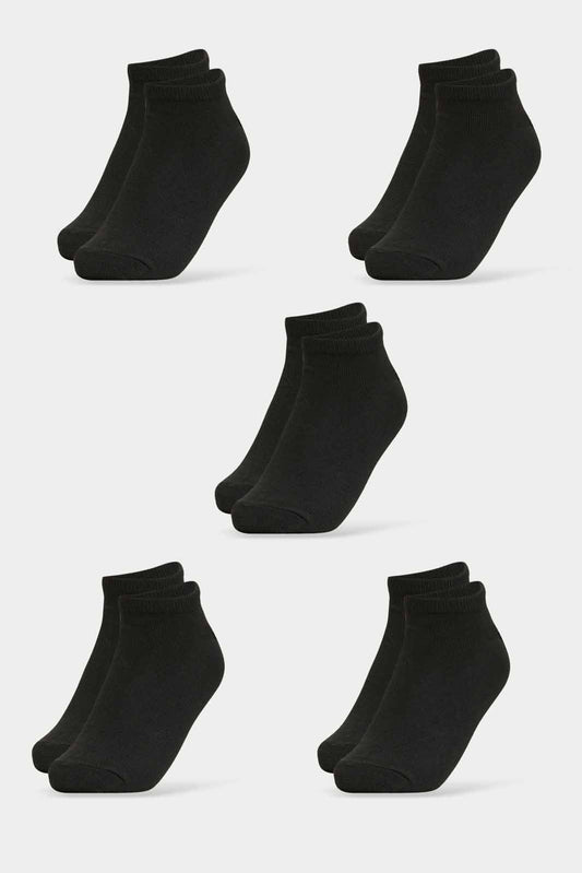 Redtag-Boys-Pack-Of-5--Ankle-Length-Black-Socks-365,-BSR-Socks,-Category:Socks,-Colour:Black,-Deals:New-In,-Filter:Senior-Boys-(8-to-14-Yrs),-New-In-BSR-APL,-Non-Sale,-Section:Boys-(0-to-14Yrs)-Senior-Boys-9 to 14 Years