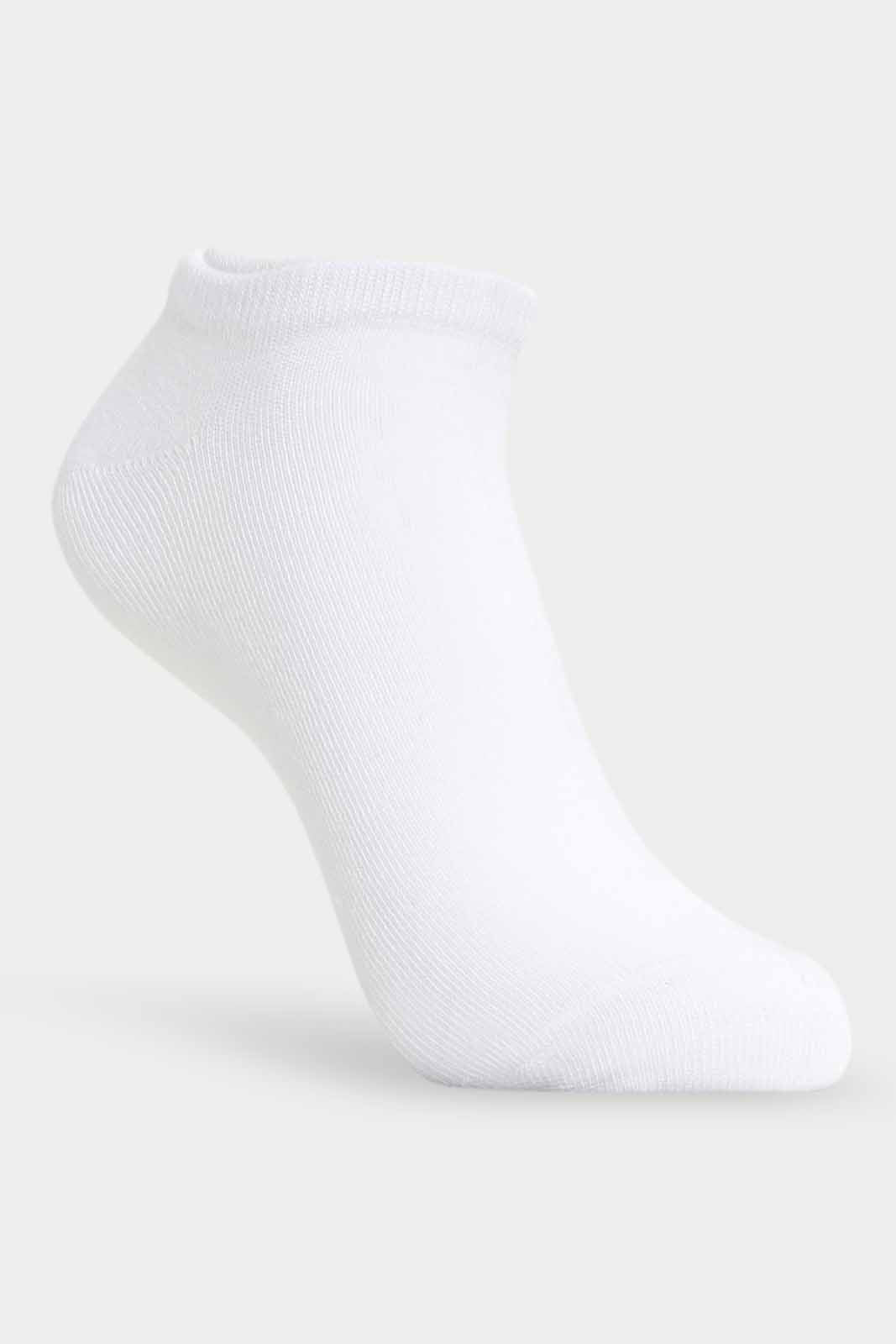 Redtag-Girls-Pack-Of-5--Ankle-Length-White-Socks-365,-Category:Socks,-Colour:White,-Deals:New-In,-Filter:Senior-Girls-(8-to-14-Yrs),-GSR-Socks,-New-In-GSR-APL,-Non-Sale,-Section:Girls-(0-to-14Yrs)-Senior-Girls-9 to 14 Years