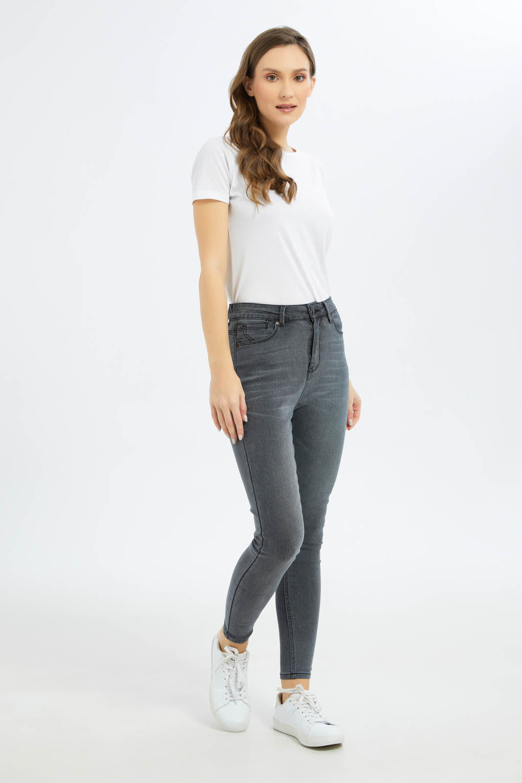 Redtag-Women-Charcoal-Wash-Mid-Waist-Skinny-Jeans-Category:Jeans,-Colour:Charcoal,-Deals:New-In,-Filter:Women's-Clothing,-FIT-WALL-(FTW),-New-In-Women-APL,-Non-Sale,-S23C,-Section:Women,-Women-Jeans-Women's-