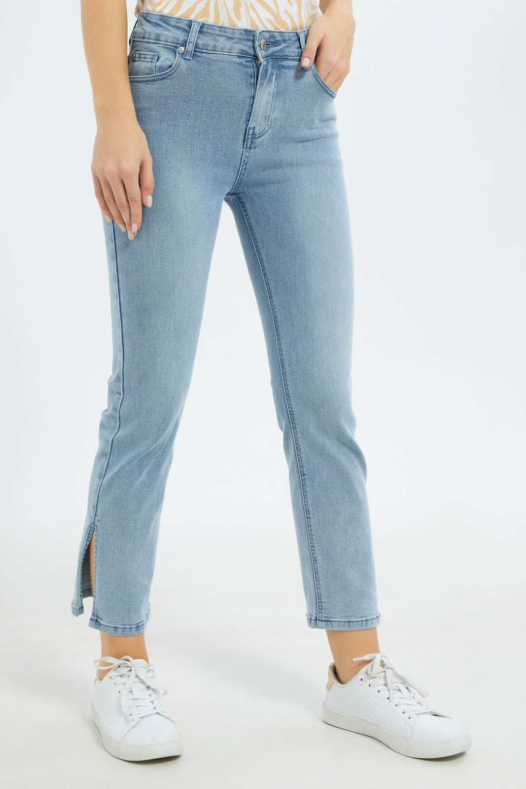 Redtag-Women-Medium-Wash-Mid-Waist-Straight-Jeans-Category:Jeans,-Colour:Indigo,-Deals:New-In,-Filter:Women's-Clothing,-FIT-WALL-(FTW),-New-In-Women-APL,-Non-Sale,-S23C,-Section:Women,-Women-Jeans-Women's-