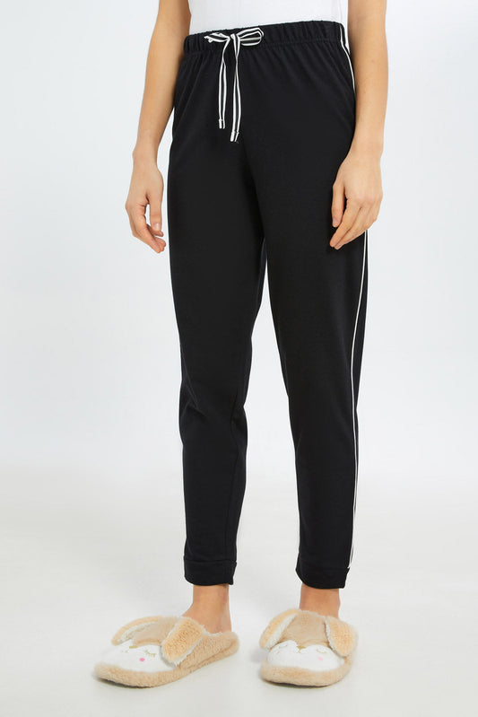 Redtag-Women-Assorted-Woven-Pajama-Bottom-Category:Pyjama-Bottoms,-Colour:Black,-Deals:New-In,-Filter:Women's-Clothing,-H1:LWR,-H2:LDN,-H3:NWR,-H4:PJB,-New-In-Women-APL,-Non-Sale,-Promo:TBL,-S23C,-Season:S23C,-Section:Women,-TBL,-Women-Pyjama-Bottoms--