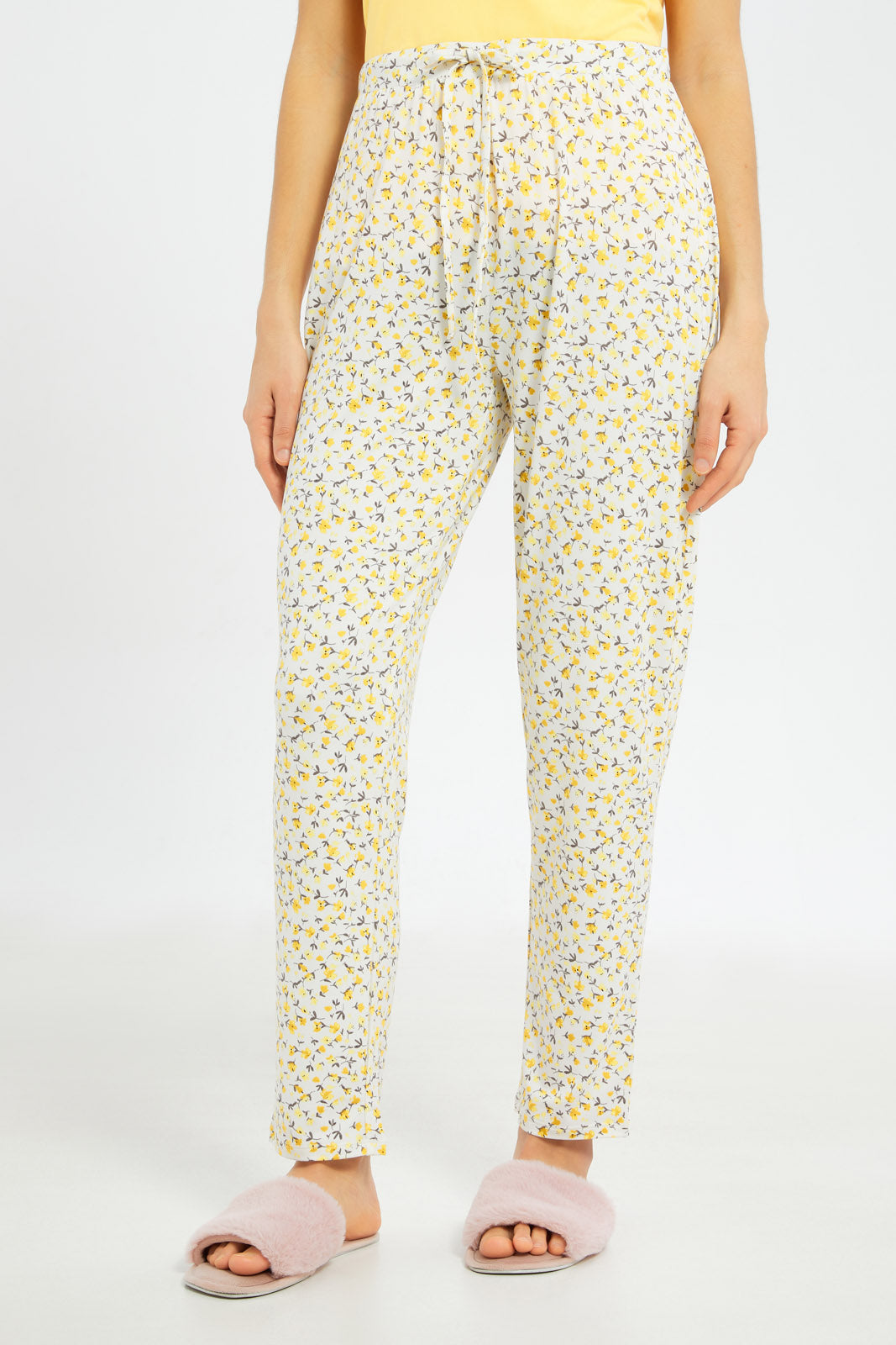 Redtag-Women-Assorted-Short-Sleeves-Pajama-Set-Bottom-Aop-Category:Pyjama-Sets,-Colour:Assorted,-Deals:New-In,-Filter:Women's-Clothing,-H1:LWR,-H2:LDN,-H3:NWR,-H4:PJS,-New-In-Women-APL,-Non-Sale,-Promo:TBL,-S23C,-Season:S23C,-Section:Women,-TBL,-Women-Pyjama-Sets--