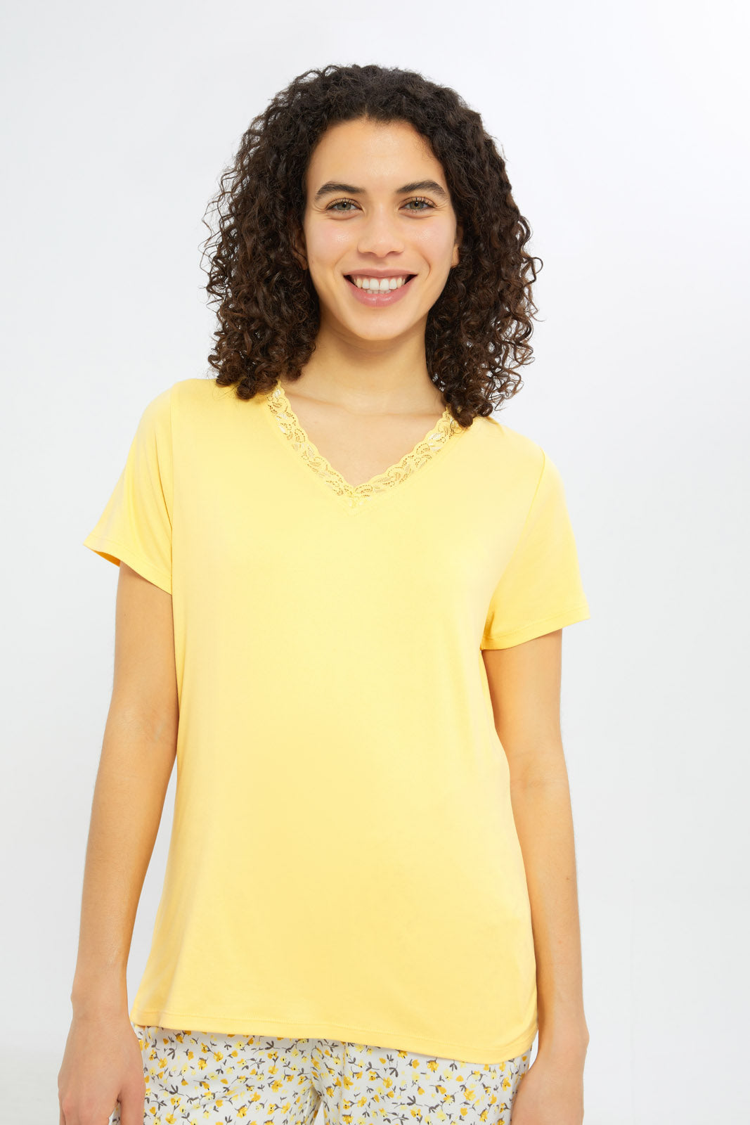 Redtag-Women-Assorted-Short-Sleeves-Pajama-Set-Bottom-Aop-Category:Pyjama-Sets,-Colour:Assorted,-Deals:New-In,-Filter:Women's-Clothing,-H1:LWR,-H2:LDN,-H3:NWR,-H4:PJS,-New-In-Women-APL,-Non-Sale,-Promo:TBL,-S23C,-Season:S23C,-Section:Women,-TBL,-Women-Pyjama-Sets--