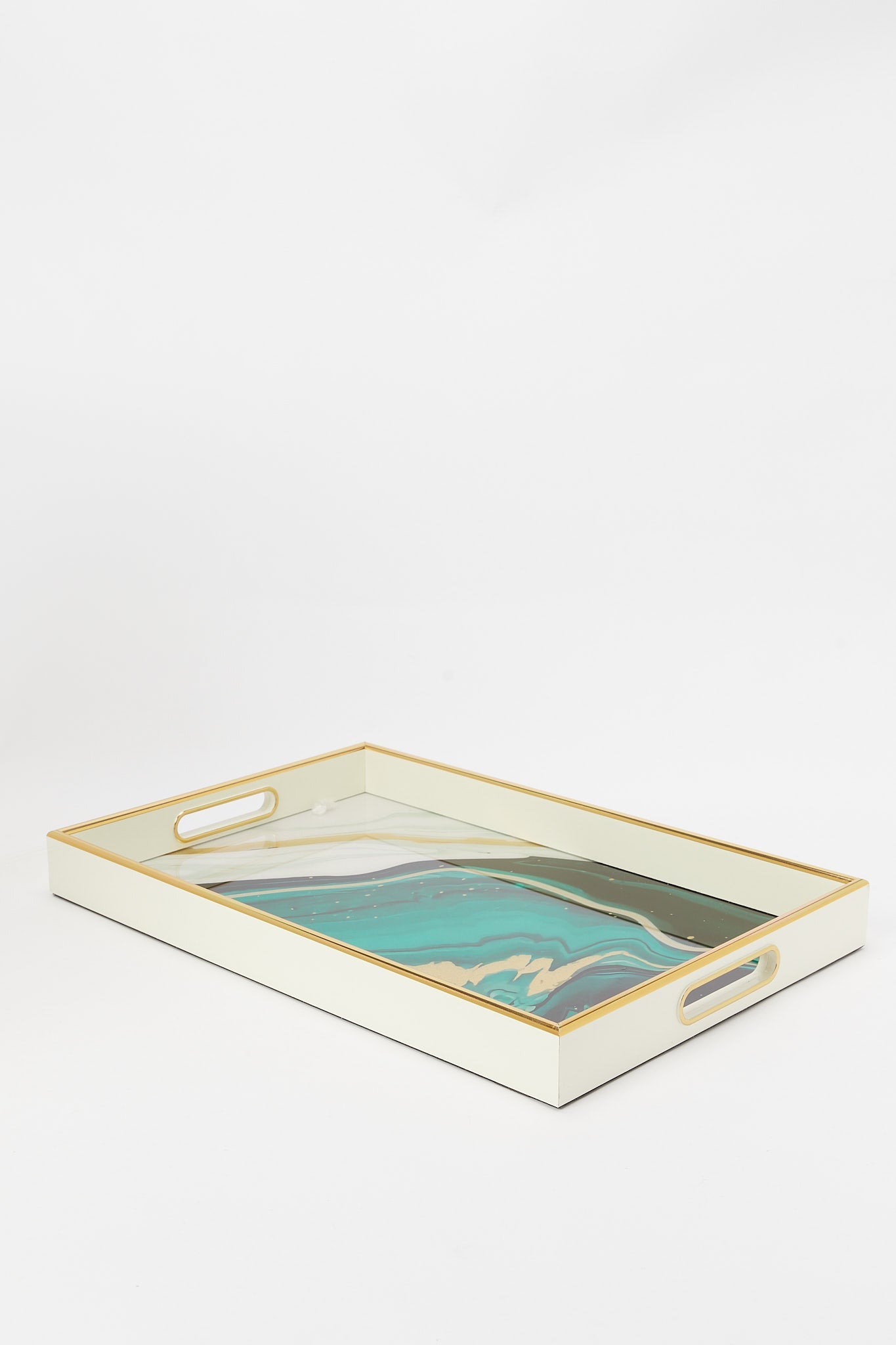 Redtag-Assorted-Geomatic-Rectangle-Tray-(Large)-Category:Bakeware,-Colour:Assorted,-Deals:New-In,-Filter:Home-Dining,-H1:HMW,-H2:DIN,-H3:SEW,-H4:SSI,-HMW-DIN-Serveware,-New-In-HMW-DIN,-Non-Sale,-Promo:RIVA,-S23B,-Season:S23B,-Section:Homewares,-Style:TRAY-MDF-/-WOOD-Home-Dining-