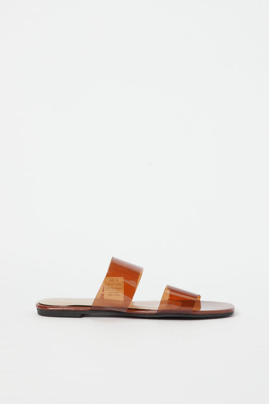 Redtag-Tan-Vinyl-Mule-Category:Sandals,-Colour:Tan,-Deals:New-In,-Filter:Women's-Footwear,-H1:FOO,-H2:LAD,-H3:SAF,-H4:SAN,-LEC-Sandals,-N/A,-New-In-Women-FOO,-Non-Sale,-S23C,-Season:S23C,-Section:Women-Women's-
