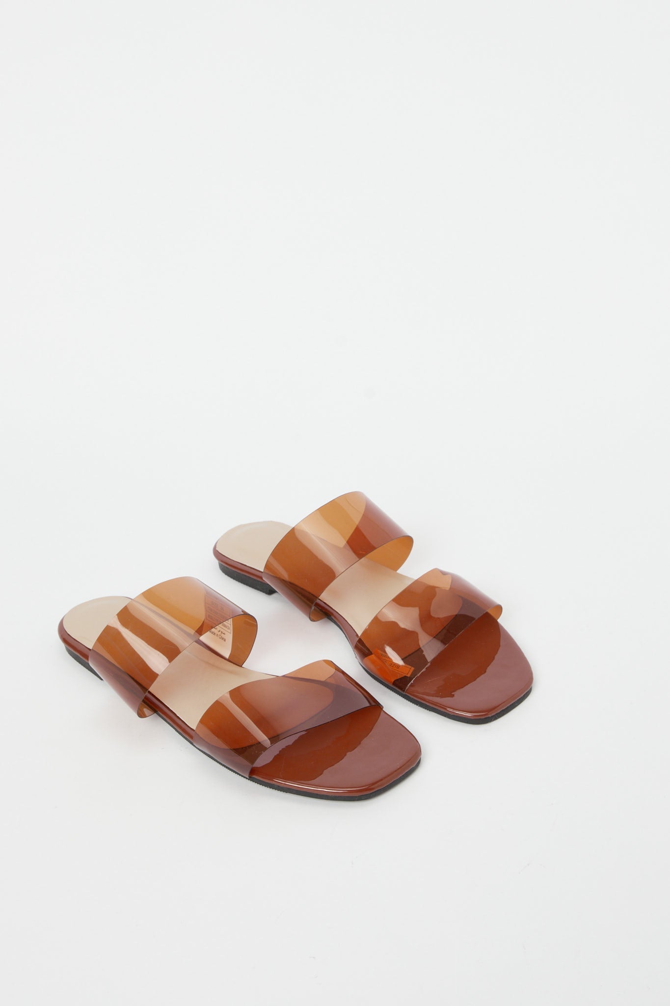 Redtag-Tan-Vinyl-Mule-Category:Sandals,-Colour:Tan,-Deals:New-In,-Filter:Women's-Footwear,-H1:FOO,-H2:LAD,-H3:SAF,-H4:SAN,-LEC-Sandals,-N/A,-New-In-Women-FOO,-Non-Sale,-S23C,-Season:S23C,-Section:Women-Women's-