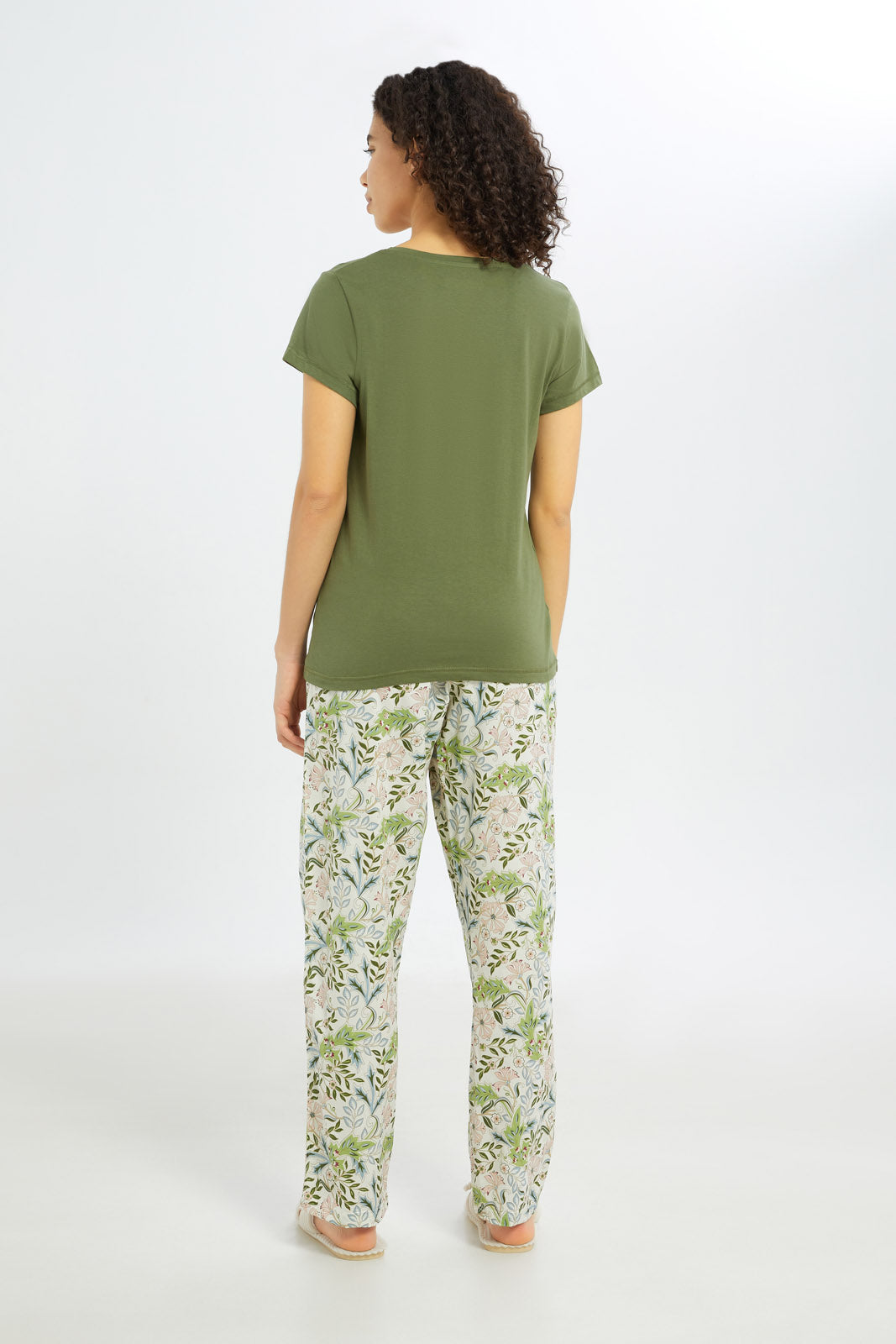 Redtag-Women-Assorted-Short-Sleeves-Table-Pajama-Set-Category:Pyjama-Sets,-Colour:Assorted,-Deals:New-In,-Filter:Women's-Clothing,-H1:LWR,-H2:LDN,-H3:NWR,-H4:PJS,-New-In-Women-APL,-Non-Sale,-Promo:TBL,-S23C,-Season:S23C,-Section:Women,-TBL,-Women-Pyjama-Sets--