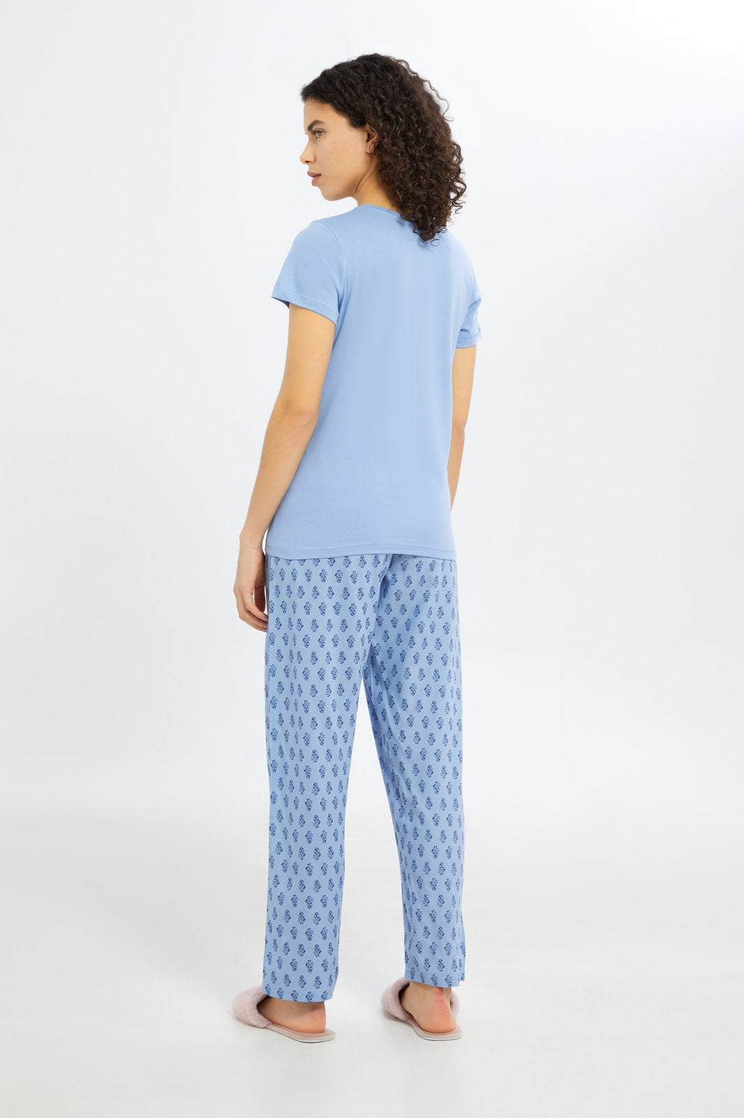 Redtag-Women-Assorted-Short-Sleeves-Table-Pajama-Set-Category:Pyjama-Sets,-Colour:Assorted,-Deals:New-In,-Filter:Women's-Clothing,-H1:LWR,-H2:LDN,-H3:NWR,-H4:PJS,-New-In-Women-APL,-Non-Sale,-Promo:TBL,-S23C,-Season:S23C,-Section:Women,-TBL,-Women-Pyjama-Sets--