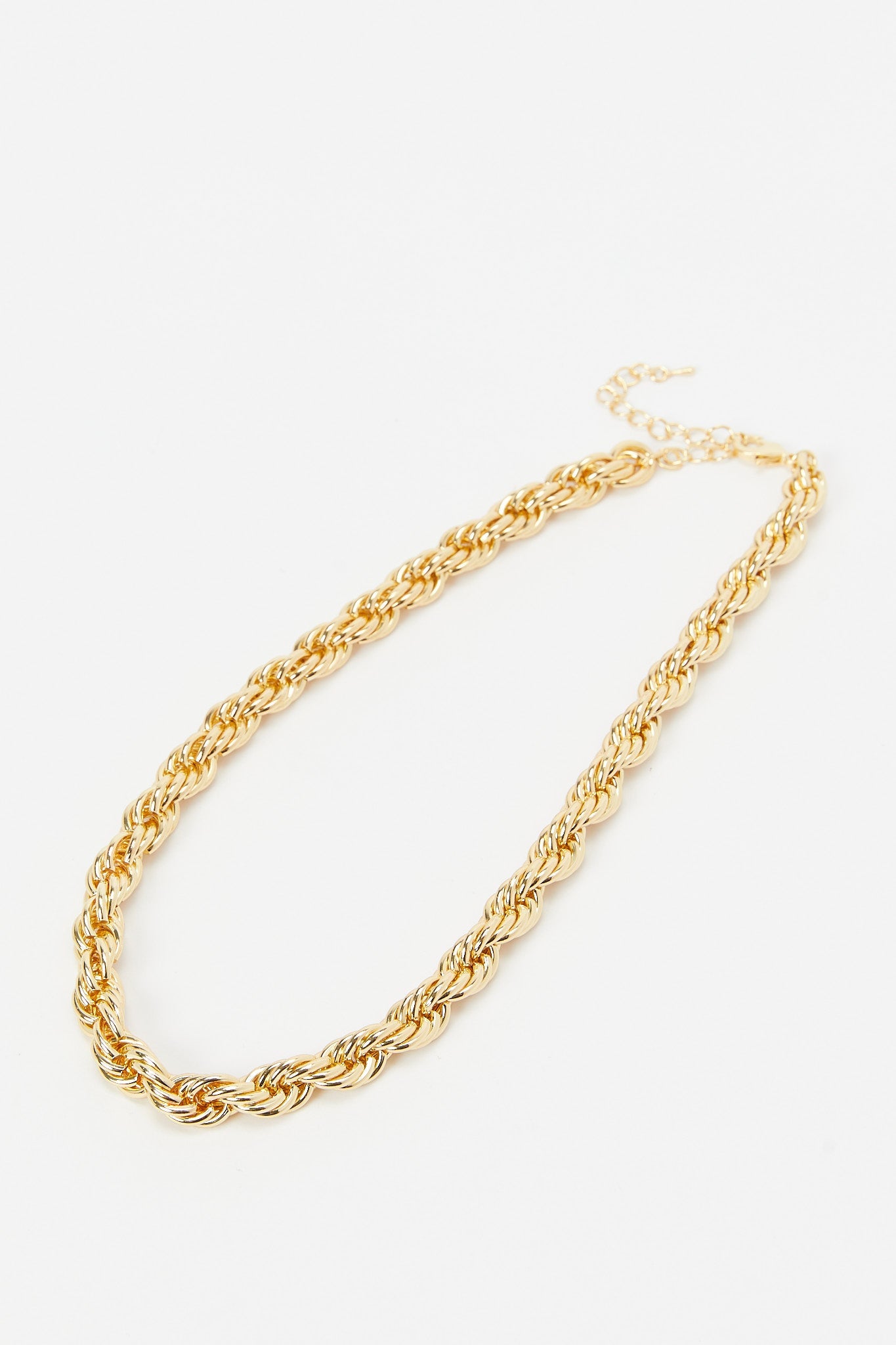Redtag-Gold-Heavy-Chain-Embellished-Necklace-And-Earrings-Category:Jwellery,-Colour:Assorted,-Filter:Women's-Accessories,-LEC-Jewellery,-New-In,-New-In-Women-ACC,-Non-Sale,-RMD,-S23B,-Section:Women-Women-