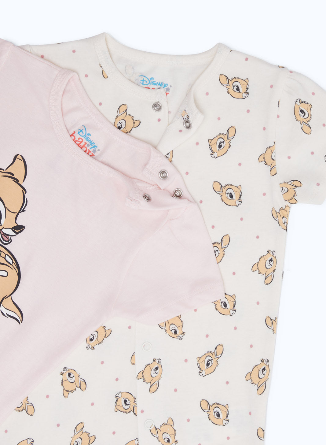 Redtag-Girls-Pale-Pink-2-Piece-Bambi-Gift-Set-Category:Rompers,-Colour:Apricot,-Deals:2-FOR-90,-Deals:New-In,-Filter:Baby-(0-to-12-Mths),-H1:KWR,-H2:NBF,-H3:RMS,-H4:RMS,-NBG-Rompers,-New-In-NBG-APL,-Non-Sale,-S23C,-Season:S23B,-Section:Boys-(0-to-14Yrs)-Baby-0 to 12 Months
