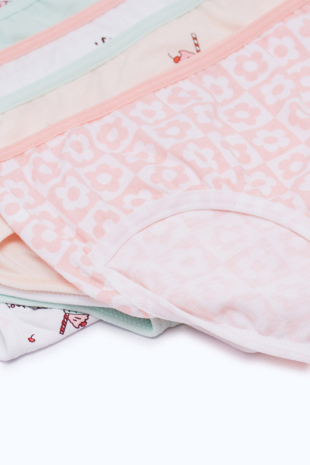 Redtag-Girls-5Pack--Strawberry-Design-Brief-365,-Category:Briefs,-Colour:Assorted,-Deals:New-In,-ESS,-Event:STRATEGY,-Filter:Girls-(2-to-8-Yrs),-GIR-Briefs,-H1:KWR,-H2:GIR,-H3:UNW,-H4:BRE,-New-In-GIR-APL,-Non-Sale,-Packs,-Promo:ESS,-Season:365,-Section:Girls-(0-to-14Yrs),-Set:Set-of-5-Girls-2 to 8 Years