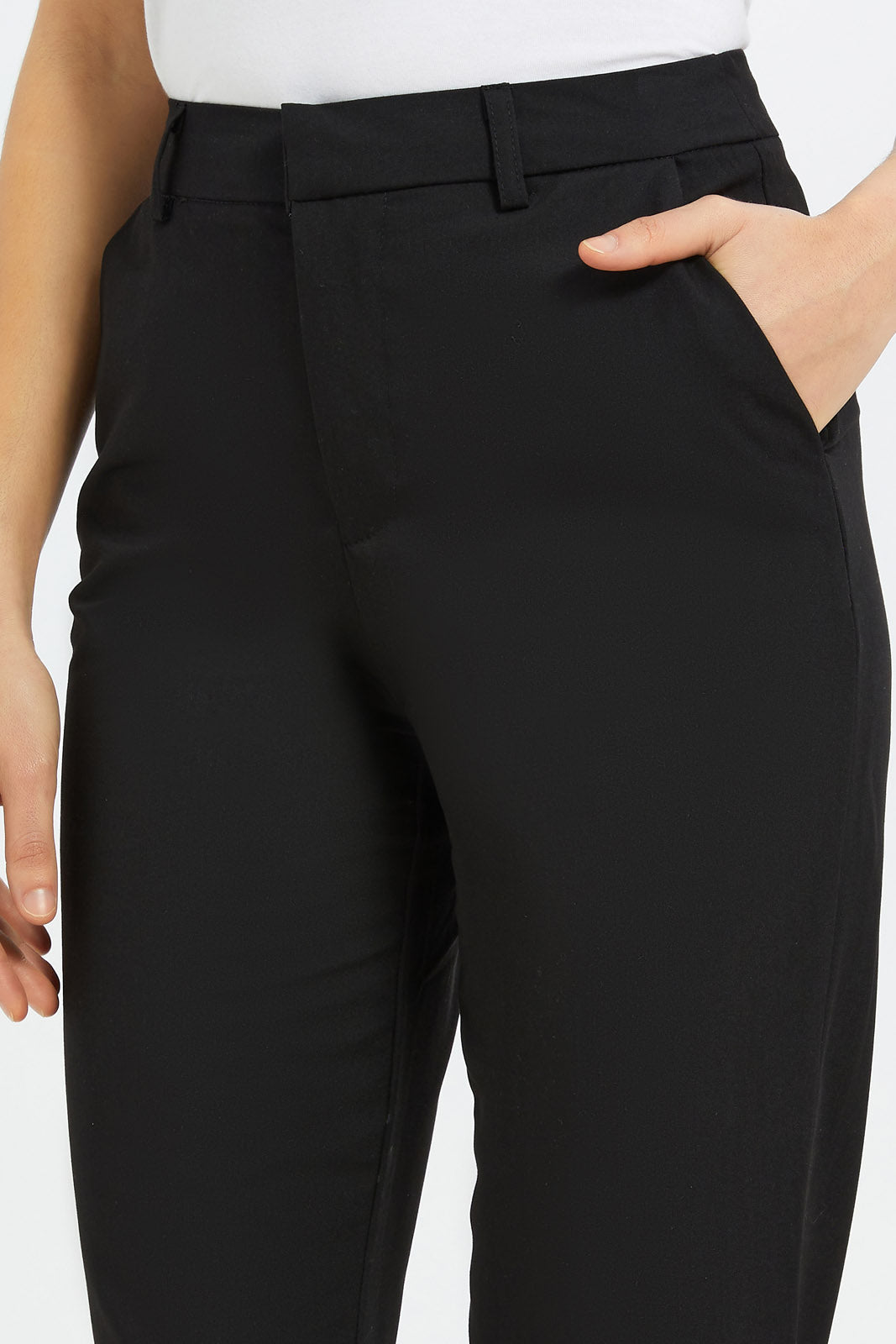 Redtag-Women-Straight-Formal-Trouser-Category:Trousers,-Colour:Black,-Deals:New-In,-Filter:Women's-Clothing,-H1:LWR,-H2:LAD,-H3:TRS,-H4:CTR,-New-In-Women-APL,-Non-Sale,-S23C,-Season:S23C,-Section:Women,-Women-Trousers-Women's-