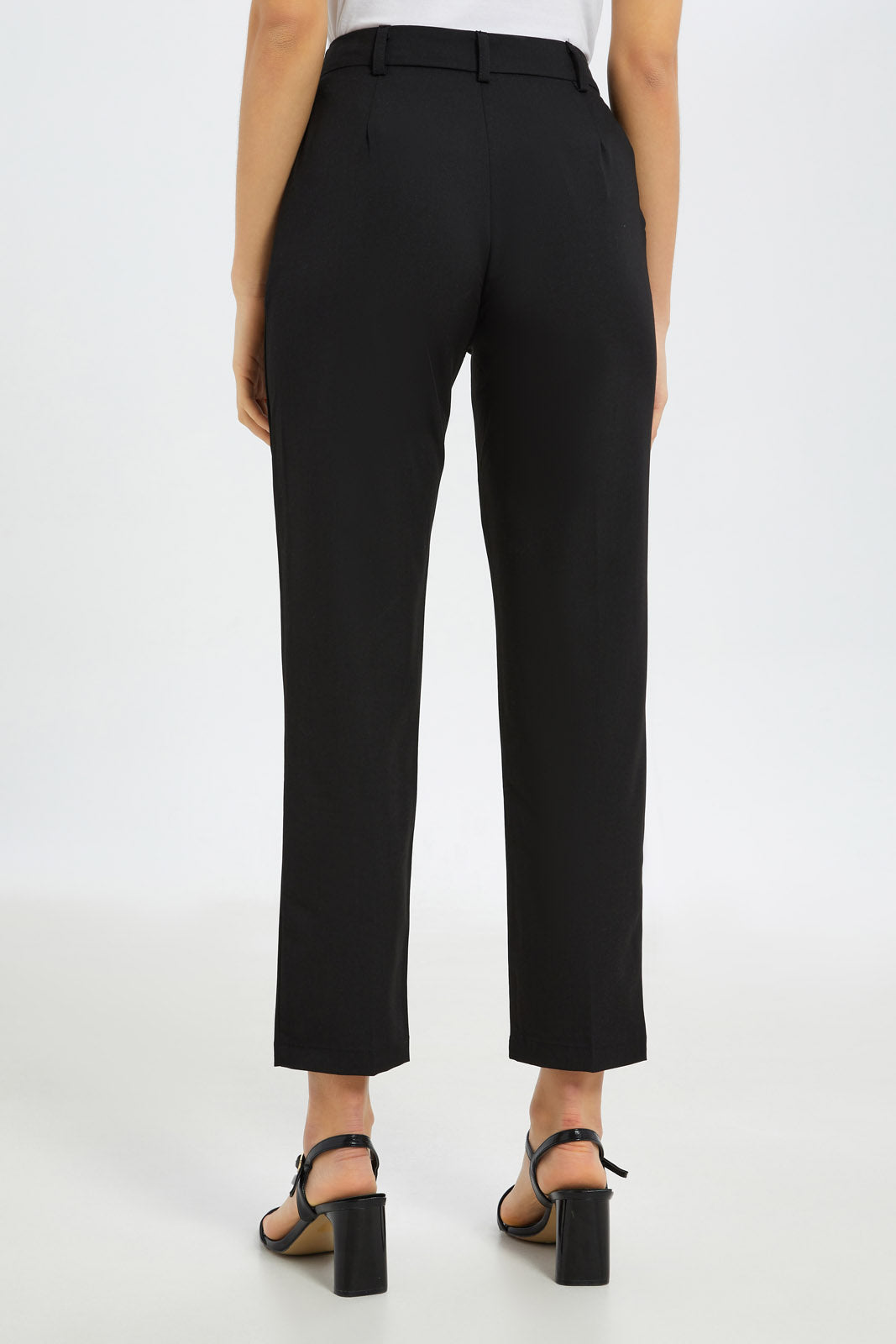 Redtag-Women-Straight-Formal-Trouser-Category:Trousers,-Colour:Black,-Deals:New-In,-Filter:Women's-Clothing,-H1:LWR,-H2:LAD,-H3:TRS,-H4:CTR,-New-In-Women-APL,-Non-Sale,-S23C,-Season:S23C,-Section:Women,-Women-Trousers-Women's-