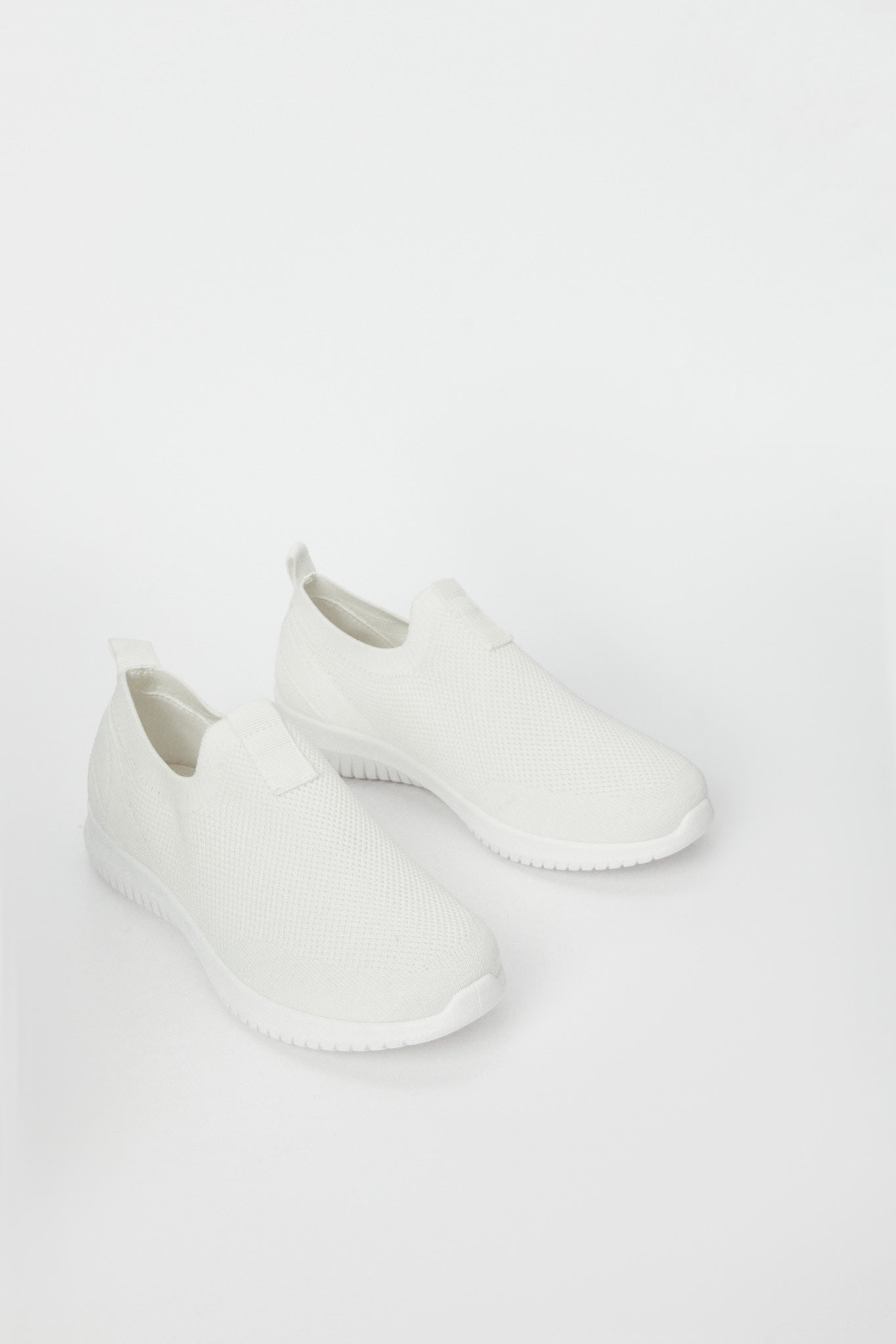 Redtag-White-Slip-On-Classic-Sneaker-Category:Trainers,-Colour:White,-Deals:New-In,-Filter:Women's-Footwear,-H1:FOO,-H2:LAD,-H3:TRN,-H4:CLT,-N/A,-New-In-Women-FOO,-Non-Sale,-S23B,-Season:S23B,-Section:Women,-Women-Trainers-Women's-