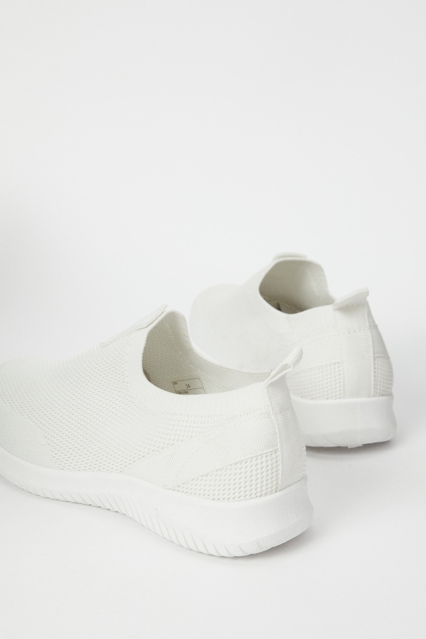 Redtag-White-Slip-On-Classic-Sneaker-Category:Trainers,-Colour:White,-Deals:New-In,-Filter:Women's-Footwear,-H1:FOO,-H2:LAD,-H3:TRN,-H4:CLT,-N/A,-New-In-Women-FOO,-Non-Sale,-S23B,-Season:S23B,-Section:Women,-Women-Trainers-Women's-