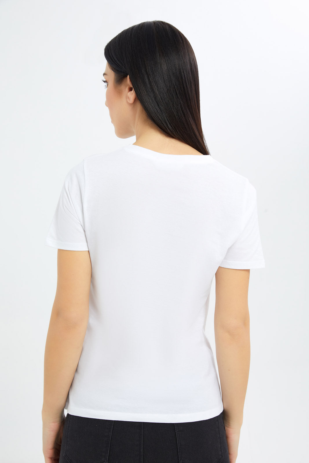Redtag-Women-White-Marbke-Foil-Slogan-T-Shirt-Category:T-Shirts,-Colour:White,-Deals:New-In,-Filter:Women's-Clothing,-H1:LWR,-H2:LAD,-H3:TSH,-H4:CAT,-New-In-Women-APL,-Non-Sale,-Promo:TBL,-S23C,-Season:S23C,-Section:Women,-TBL,-Women-T-Shirts-Women's-