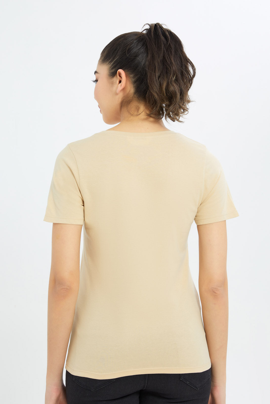 Redtag-Women-Cream-Florida-Printed-T-Shirt-Category:T-Shirts,-Colour:Cream,-Deals:New-In,-Filter:Women's-Clothing,-H1:LWR,-H2:LAD,-H3:TSH,-H4:CAT,-New-In-Women-APL,-Non-Sale,-Promo:TBL,-S23C,-Season:S23C,-Section:Women,-TBL,-Women-T-Shirts-Women's-