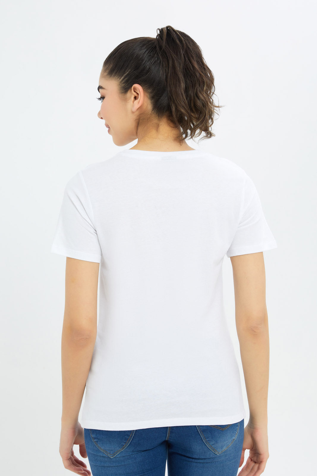 Redtag-Women-White-Princess-Printed-T-Shirt-Category:T-Shirts,-CHA,-CHR:CHR,-Colour:White,-Deals:New-In,-Event:STRATEGY,-Filter:Women's-Clothing,-H1:LWR,-H2:LAD,-H3:TSH,-H4:CAT,-New-In-Women-APL,-Non-Sale,-Promo:TBL,-S23C,-Season:S23C,-Section:Women,-TBL,-Women-T-Shirts-Women's-