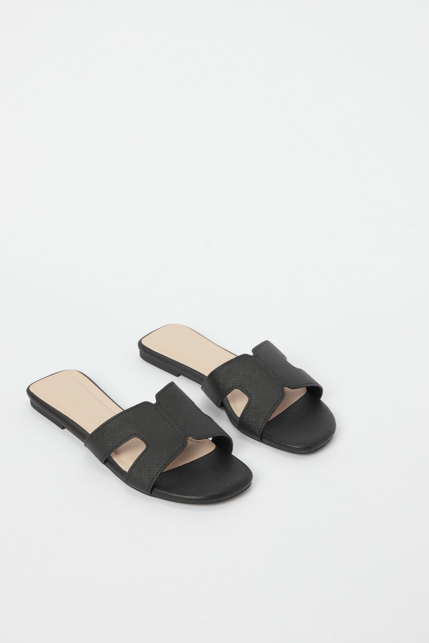 Redtag-Black-H-Upper-Mule-Category:Sandals,-Colour:Black,-Deals:New-In,-Filter:Women's-Footwear,-H1:FOO,-H2:LAD,-H3:SAF,-H4:SAN,-LEC-Sandals,-N/A,-New-In-Women-FOO,-Non-Sale,-S23B,-Season:S23B,-Section:Women-Women's-