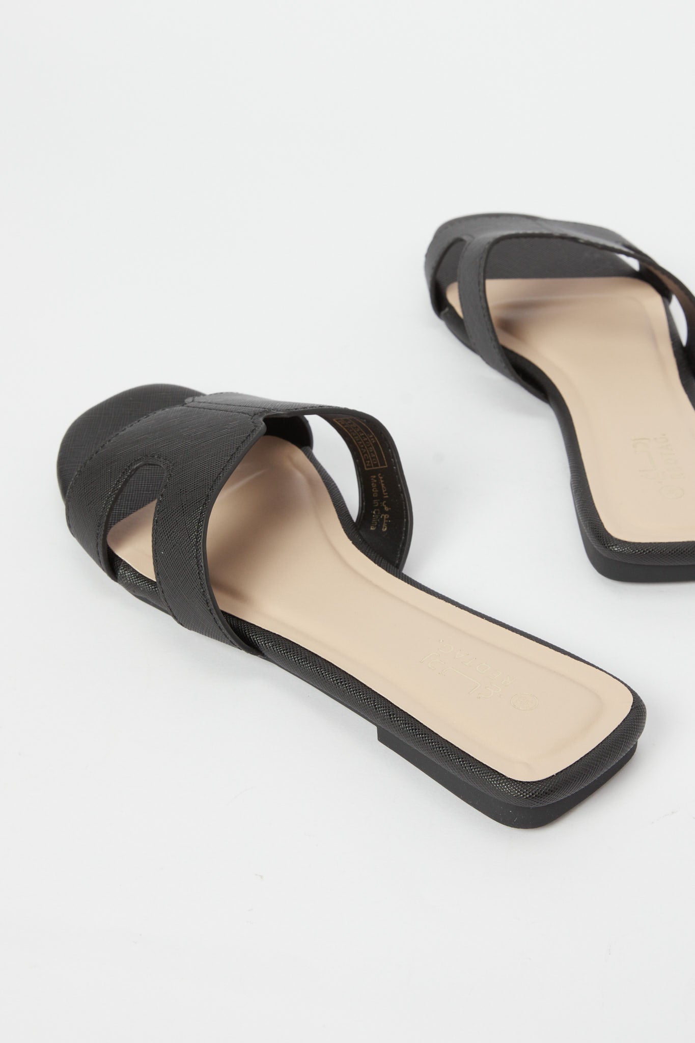 Redtag-Black-H-Upper-Mule-Category:Sandals,-Colour:Black,-Deals:New-In,-Filter:Women's-Footwear,-H1:FOO,-H2:LAD,-H3:SAF,-H4:SAN,-LEC-Sandals,-N/A,-New-In-Women-FOO,-Non-Sale,-S23B,-Season:S23B,-Section:Women-Women's-