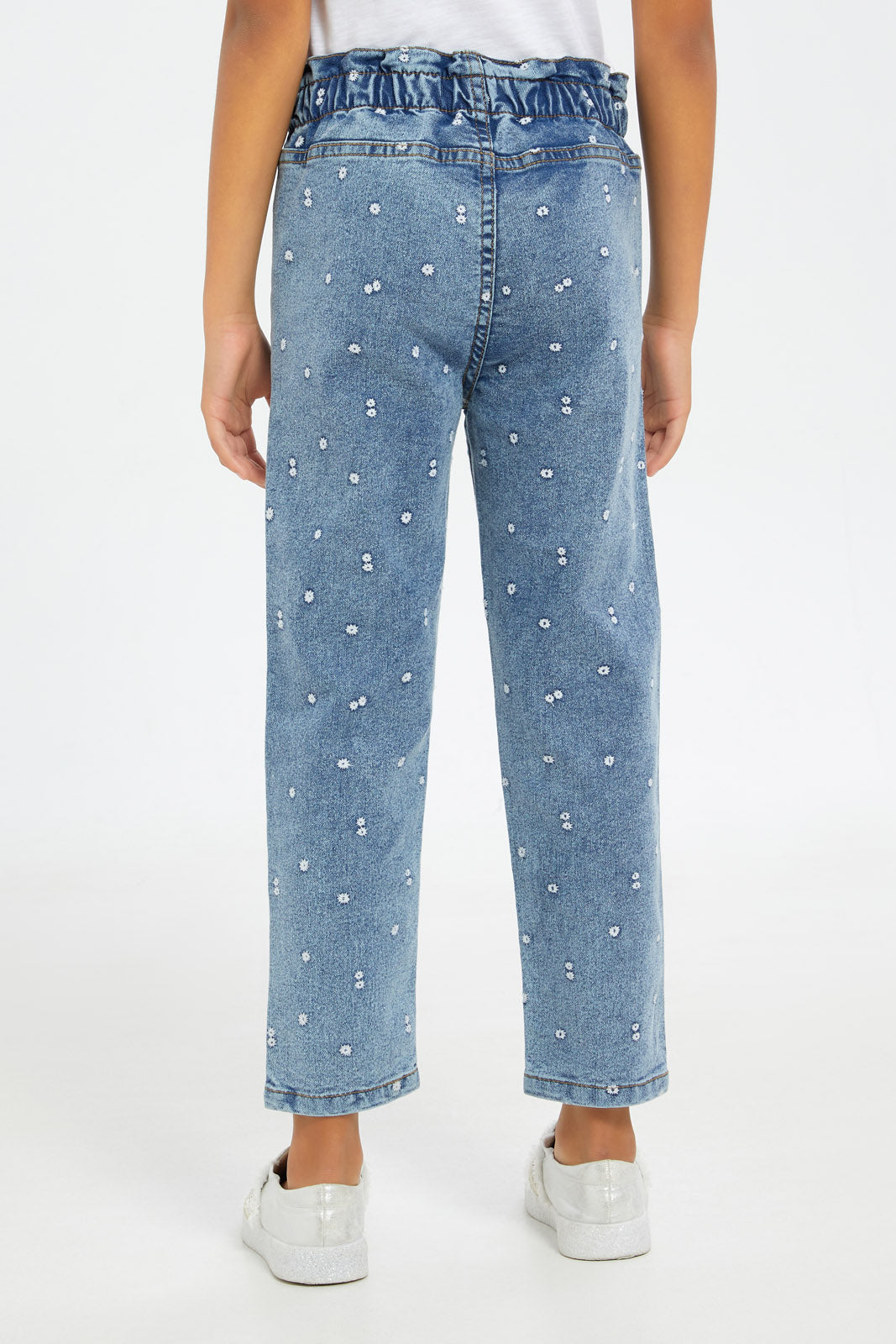 Redtag-Girls-Midwash-Allover-Embroidered-Jeggings-Category:Jeggings,-Colour:Denim,-Deals:New-In,-Filter:Girls-(2-to-8-Yrs),-GIR-Jeggings,-H1:KWR,-H2:GIR,-H3:DNB,-H4:JEG,-New-In-GIR-APL,-Non-Sale,-S23C,-Season:S23C,-Section:Girls-(0-to-14Yrs)-Girls-2 to 8 Years