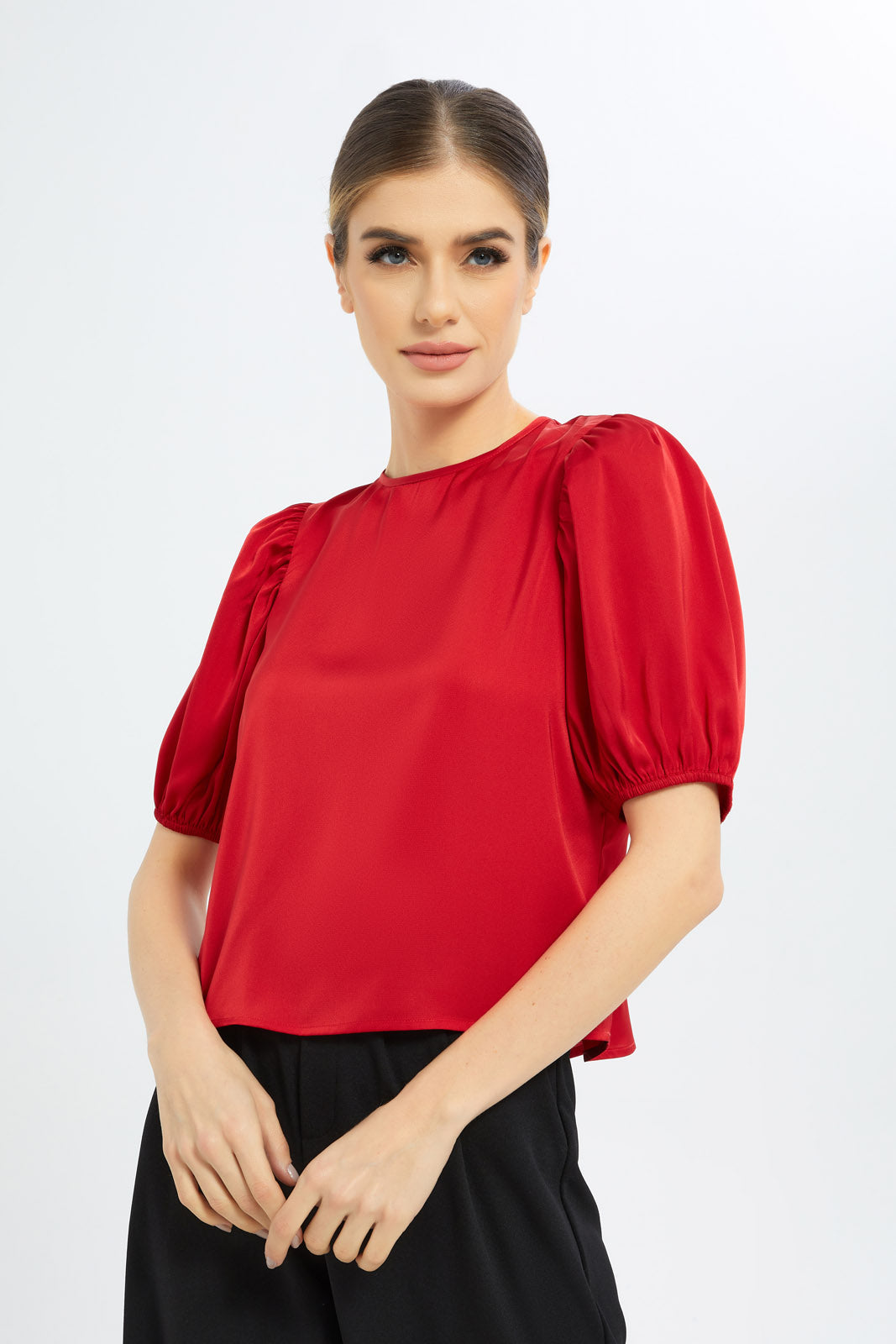Redtag-Women-Dk-Pink-Boulse-Category:Blouses,-Colour:Fuchsia,-Deals:New-In,-Filter:Women's-Clothing,-H1:LWR,-H2:LDC,-H3:BLO,-H4:CBL,-LDC,-LDC-Blouses,-New-In-LDC-APL,-Non-Sale,-S23C,-Season:S23C,-Section:Women-Women's-