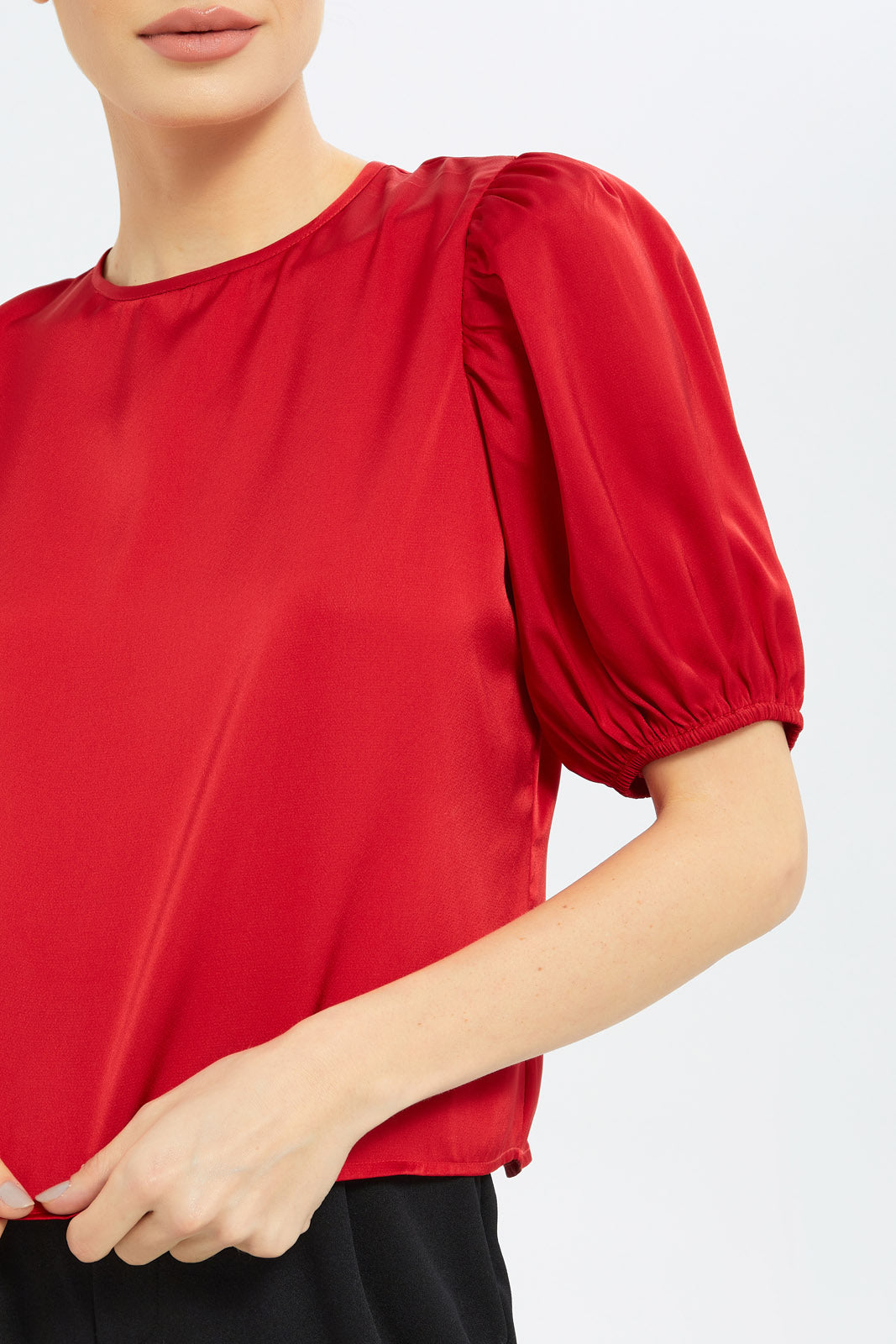Redtag-Women-Dk-Pink-Boulse-Category:Blouses,-Colour:Fuchsia,-Deals:New-In,-Filter:Women's-Clothing,-H1:LWR,-H2:LDC,-H3:BLO,-H4:CBL,-LDC,-LDC-Blouses,-New-In-LDC-APL,-Non-Sale,-S23C,-Season:S23C,-Section:Women-Women's-