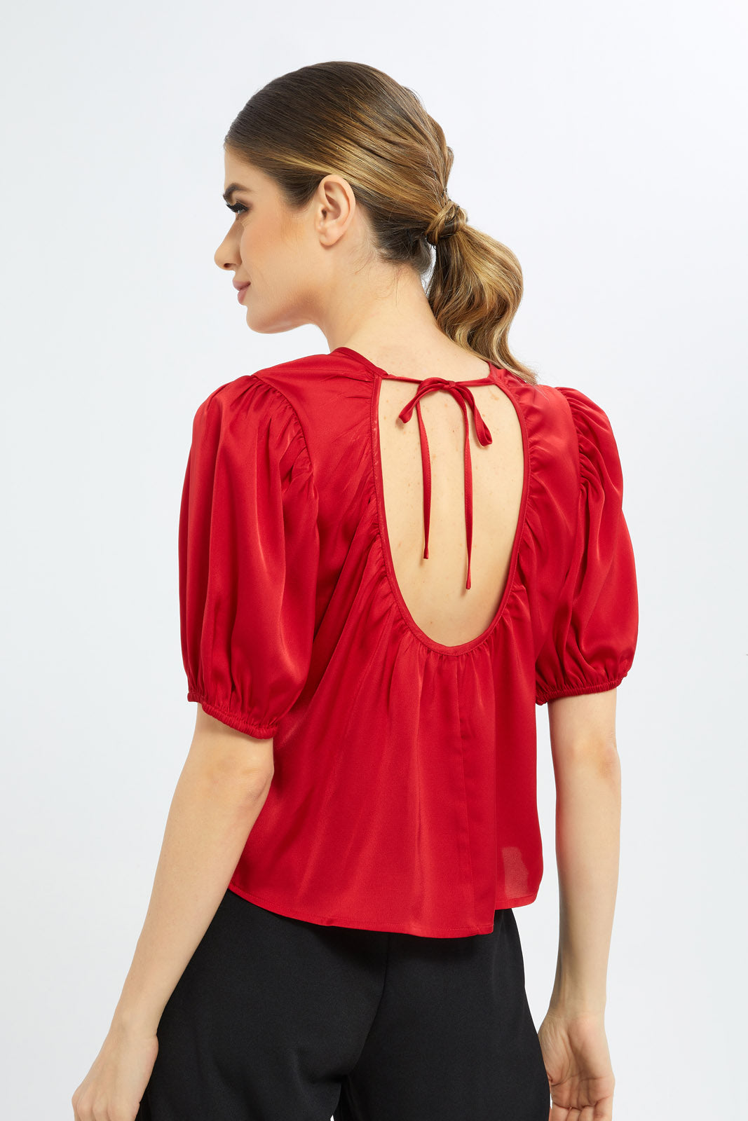 Redtag-Women-Dk-Pink-Boulse-Category:Blouses,-Colour:Fuchsia,-Deals:New-In,-Filter:Women's-Clothing,-H1:LWR,-H2:LDC,-H3:BLO,-H4:CBL,-LDC,-LDC-Blouses,-New-In-LDC-APL,-Non-Sale,-S23C,-Season:S23C,-Section:Women-Women's-