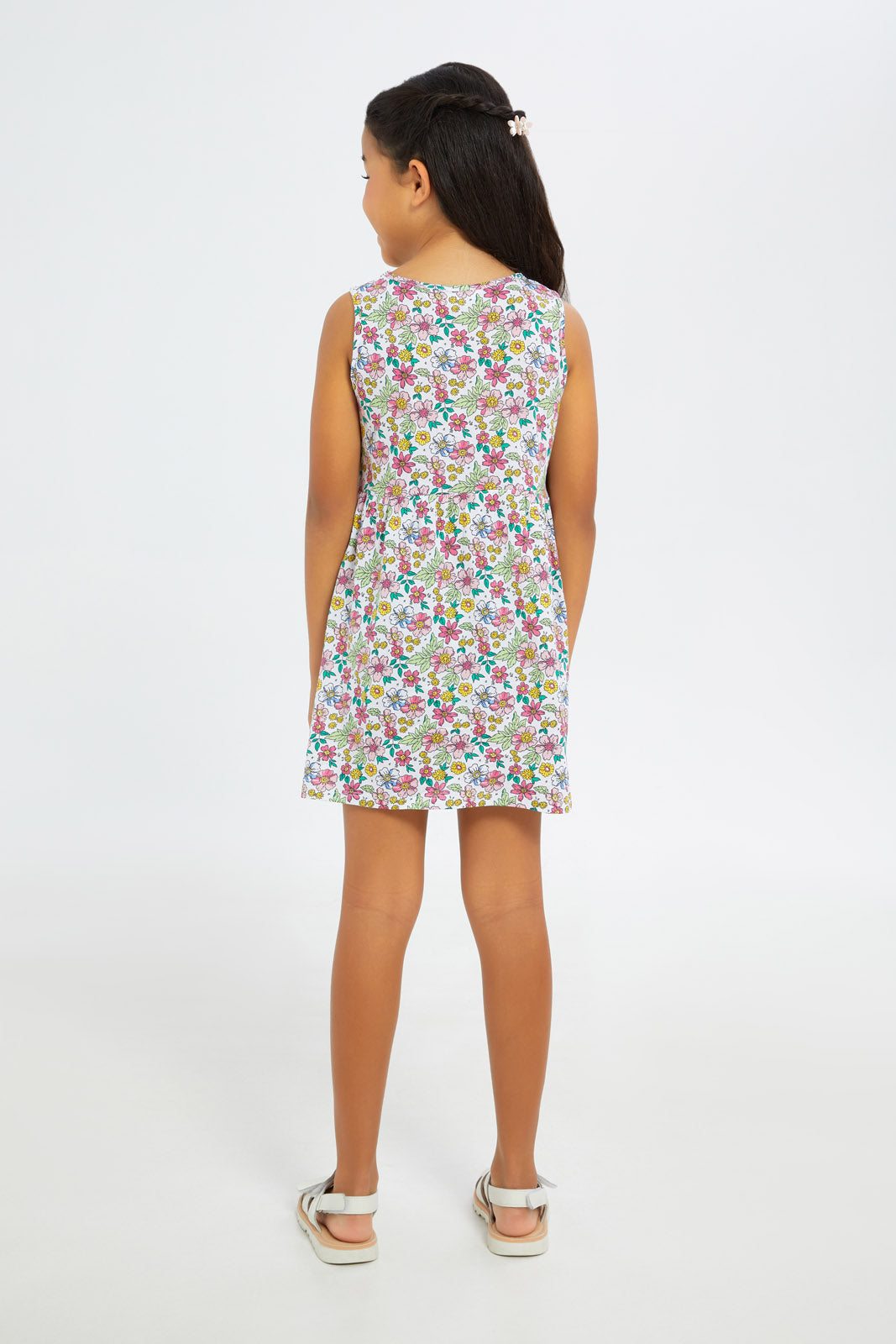 Redtag-Girls-Sleeveless-Opp-Knit-Dress---Lilac-Butterfly-Category:Dresses,-Colour:Lilac,-Deals:New-In,-Filter:Girls-(2-to-8-Yrs),-GIR-Dresses,-H1:KWR,-H2:GIR,-H3:DRS,-H4:CAD,-New-In-GIR-APL,-Non-Sale,-S23C,-Season:S23C,-Section:Girls-(0-to-14Yrs),-VLM-Girls-2 to 8 Years