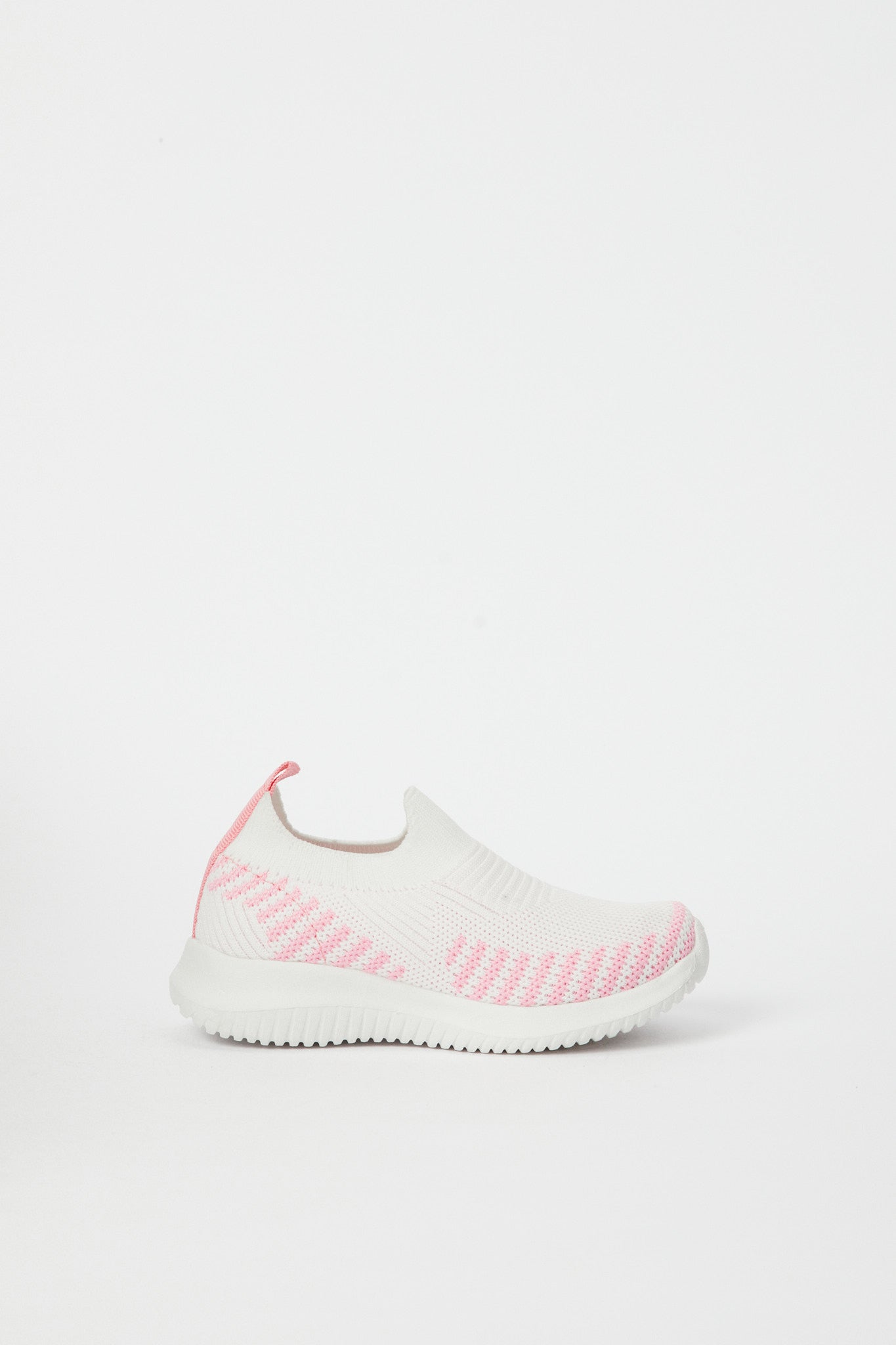 Redtag-White-Slip-On-Trainer-Category:Trainers,-Colour:White,-Deals:New-In,-Filter:Girls-Footwear-(3-to-5-Yrs),-GIR-Trainers,-H1:FOO,-H2:GIR,-H3:TRN,-H4:CLT,-N/A,-New-In-GIR-FOO,-Non-Sale,-S23B,-Season:S23B,-Section:Girls-(0-to-14Yrs)-Girls-3 to 5 Years