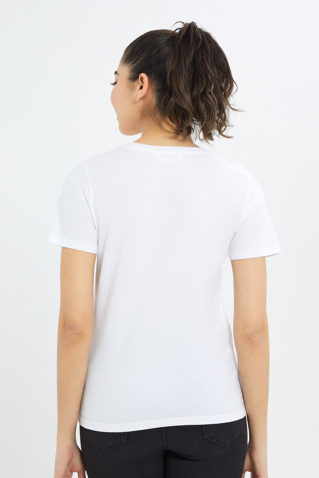 Redtag-Women-White-Paris-Art-Embellished-T-Shirt-Category:T-Shirts,-Colour:White,-Deals:New-In,-Filter:Women's-Clothing,-H1:LWR,-H2:LAD,-H3:TSH,-H4:CAT,-New-In-Women-APL,-Non-Sale,-Promo:TBL,-S23C,-Season:S23C,-Section:Women,-TBL,-Women-T-Shirts-Women's-