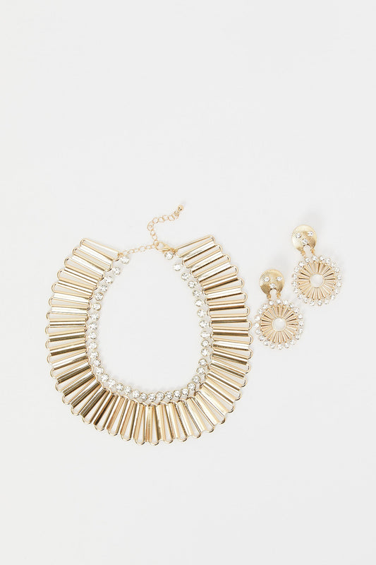Redtag-Necklace+Earrings-Category:Jwellery,-Colour:Assorted,-Filter:Women's-Accessories,-LEC-Jewellery,-New-In,-New-In-Women-ACC,-Non-Sale,-RMD,-S23B,-Section:Women-Women-
