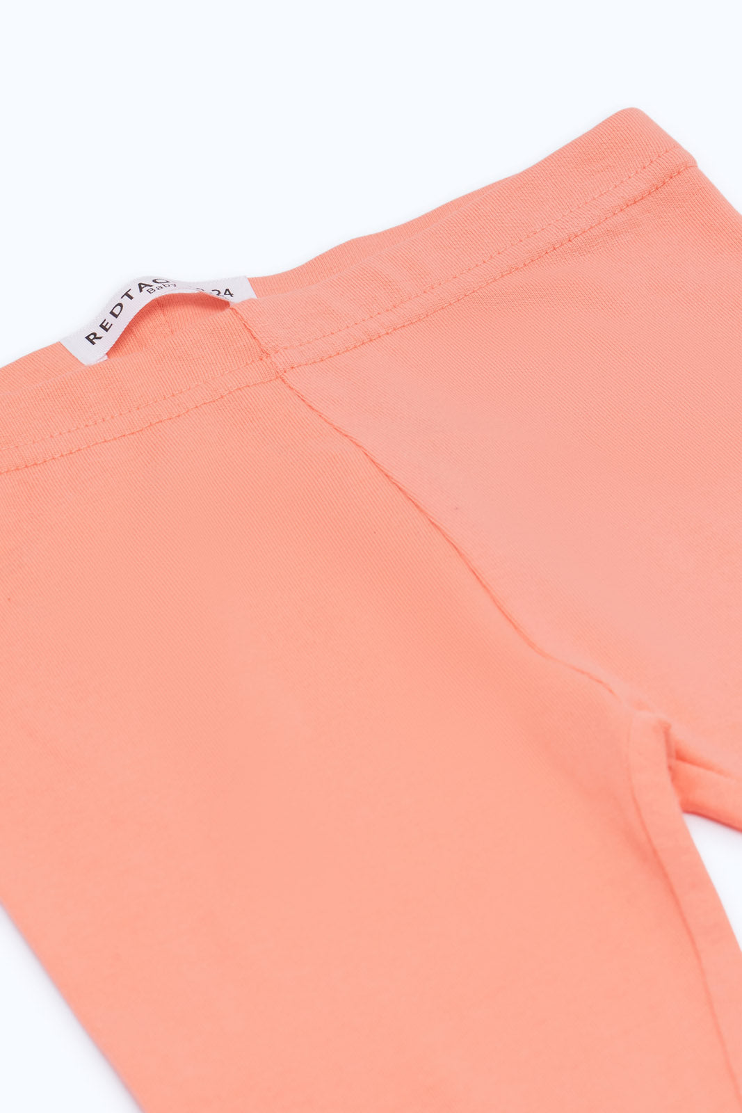 Redtag-Girls-Coral-Fruit-Print-Legging-Category:Leggings,-Colour:Orange,-Deals:New-In,-Filter:Infant-Girls-(3-to-24-Mths),-H1:KWR,-H2:ING,-H3:TRS,-H4:LEG,-ING-Leggings,-New-In-ING-APL,-Non-Sale,-S23C,-Season:S23C,-Section:Girls-(0-to-14Yrs)-Infant-Girls-3 to 24 Months
