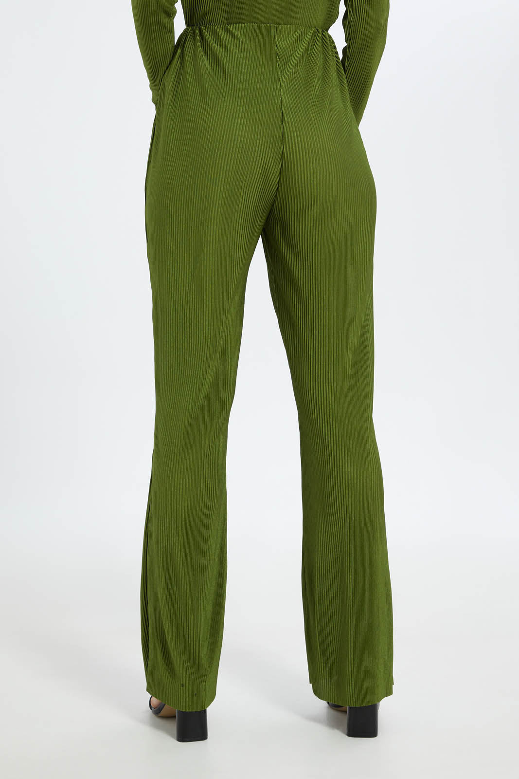 Redtag-Women-Plisse-Wide-Leg-Textured-Trouser-With-Slit-Category:Trousers,-Colour:Green,-Deals:New-In,-Filter:Women's-Clothing,-H1:LWR,-H2:LAD,-H3:TRS,-H4:CTR,-New-In-Women-APL,-Non-Sale,-S23C,-Season:S23C,-Section:Women,-Women-Trousers-Women's-