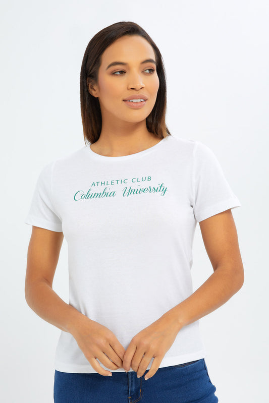 Redtag-Women-White-La-Palma-Graphic-T-Shirt-Category:T-Shirts,-Colour:White,-Deals:New-In,-Filter:Women's-Clothing,-H1:LWR,-H2:LAD,-H3:TSH,-H4:CAT,-New-In-Women-APL,-Non-Sale,-S23C,-Season:S23C,-Section:Women,-TBL,-Women-T-Shirts-Women's-