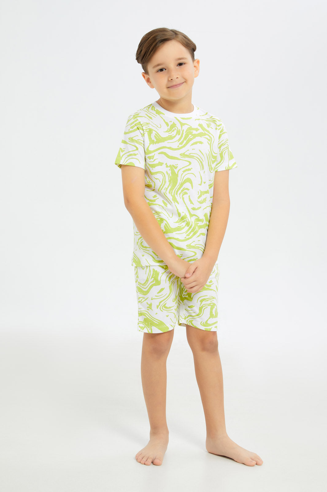 Redtag-Boys-Lime-Splat-Print-Pyjama-Set-BOY-Pyjama-Sets,-Category:Pyjama-Sets,-Colour:Blue,-Deals:New-In,-Filter:Boys-(2-to-8-Yrs),-H1:KWR,-H2:BOY,-H3:NWR,-H4:PJS,-New-In-BOY-APL,-Non-Sale,-S23D,-Season:S23D,-Section:Boys-(0-to-14Yrs)-Boys-2 to 8 Years