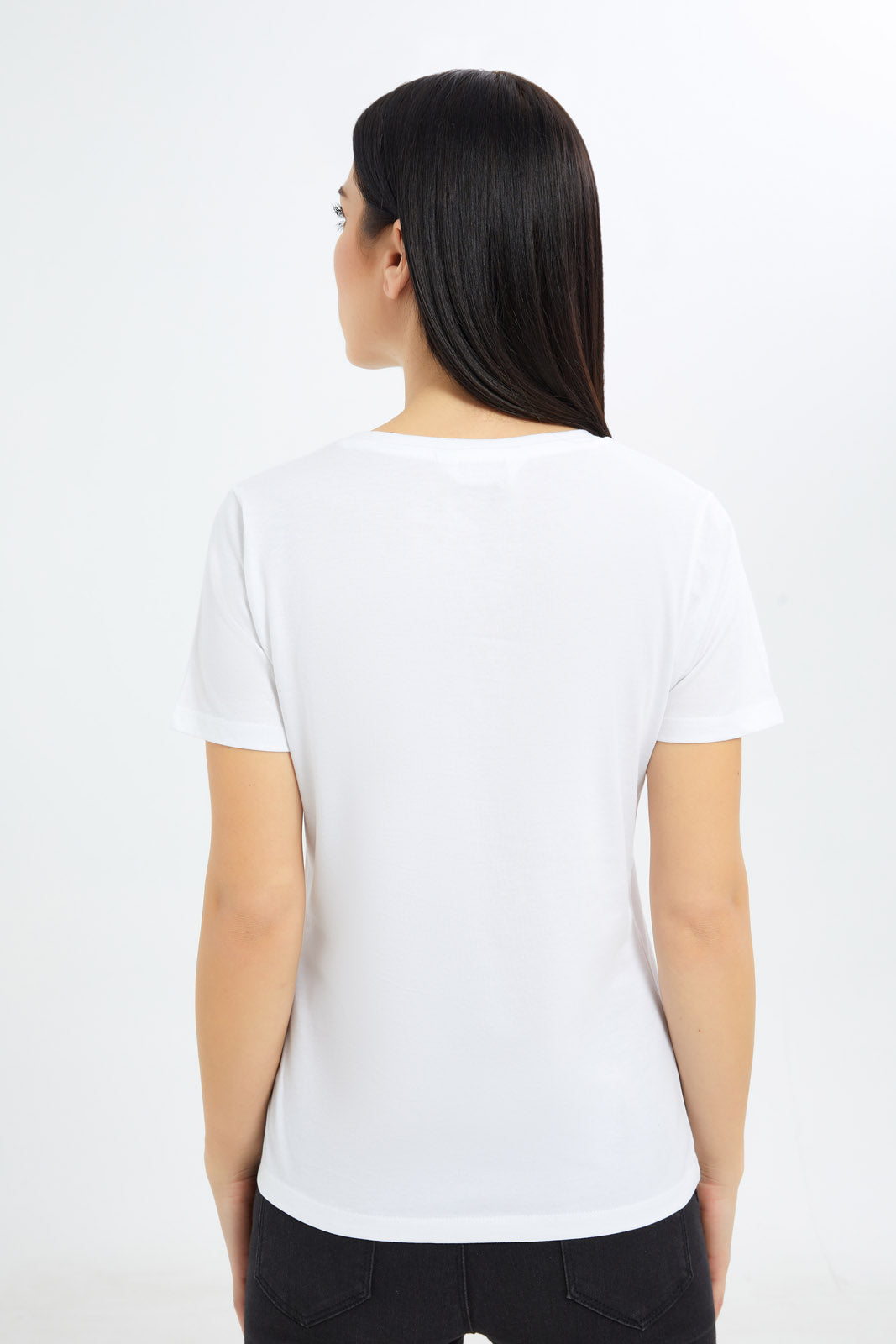 Redtag-Women-White-New-York-Embellished-T-Shirt-Category:T-Shirts,-Colour:White,-Deals:New-In,-Filter:Women's-Clothing,-H1:LWR,-H2:LAD,-H3:TSH,-H4:CAT,-New-In-Women-APL,-Non-Sale,-Promo:TBL,-S23C,-Season:S23C,-Section:Women,-TBL,-Women-T-Shirts-Women's-