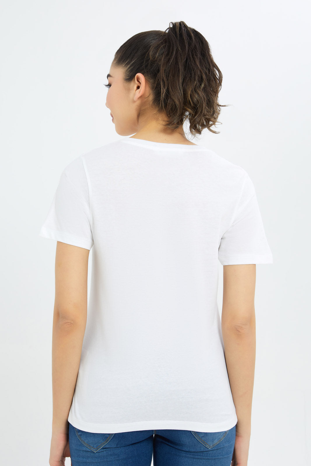 Redtag-Women-White-Love-Yourself-Embellished-T-Shirt-Category:T-Shirts,-Colour:White,-Deals:New-In,-Filter:Women's-Clothing,-H1:LWR,-H2:LAD,-H3:TSH,-H4:CAT,-New-In-Women-APL,-Non-Sale,-Promo:TBL,-S23C,-Season:S23C,-Section:Women,-TBL,-Women-T-Shirts-Women's-
