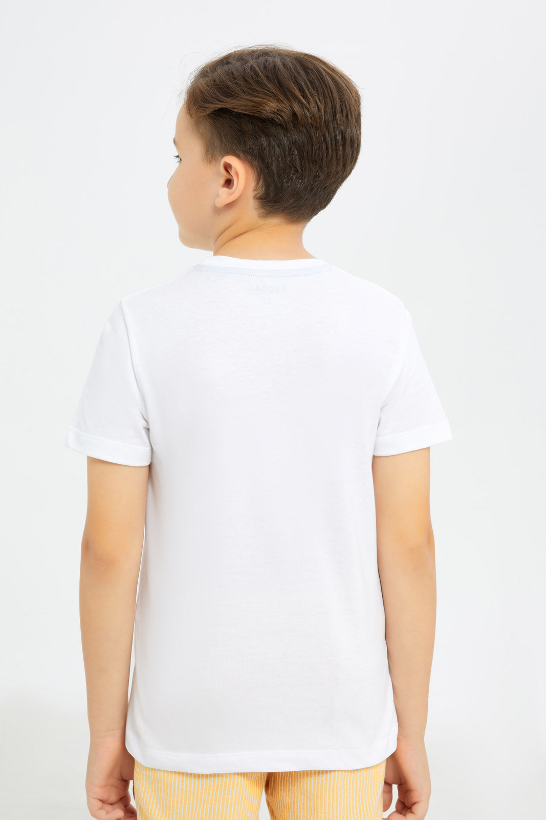 Redtag-Boys-White-Nasa-Short-Sleeve-T-Shirt-BOY-T-Shirts,-Category:T-Shirts,-CHA,-Colour:White,-Deals:New-In,-Filter:Boys-(2-to-8-Yrs),-H1:KWR,-H2:BOY,-H3:TSH,-H4:TSH,-New-In-BOY-APL,-Non-Sale,-S23C,-Season:S23C,-Section:Boys-(0-to-14Yrs)-Boys-2 to 8 Years