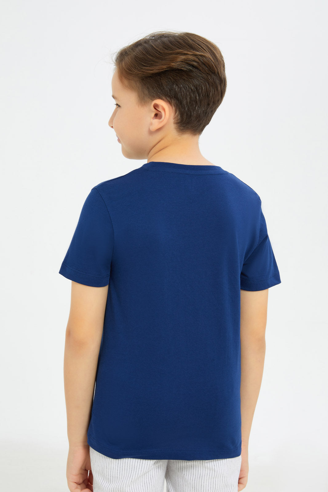 Redtag-Boys-Navy-Nasa-Short-Sleeve-T-Shirt-BOY-T-Shirts,-Category:T-Shirts,-CHA,-Colour:Navy,-Deals:New-In,-Filter:Boys-(2-to-8-Yrs),-H1:KWR,-H2:BOY,-H3:TSH,-H4:TSH,-New-In-BOY-APL,-Non-Sale,-S23C,-Season:S23C,-Section:Boys-(0-to-14Yrs)-Boys-2 to 8 Years