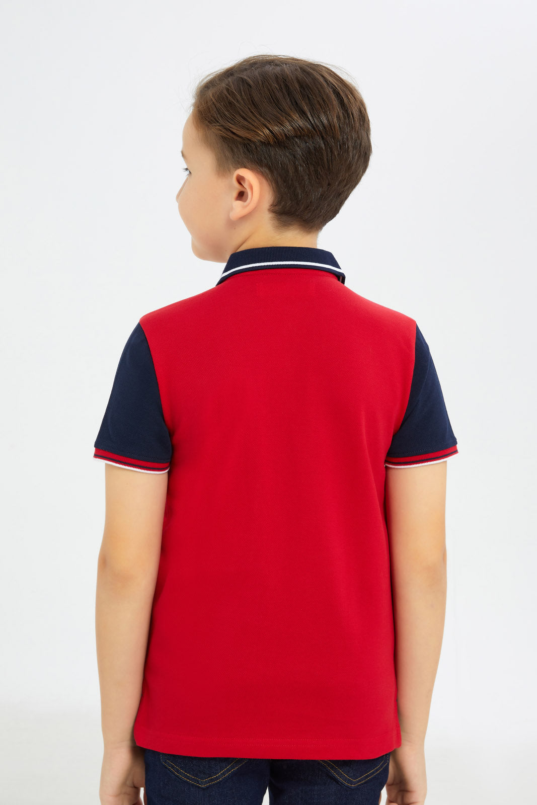 Redtag-Boys-Red-Embroidered-Polo-Shirt-BOY-Polo-T-Shirts,-Category:Polo-T-Shirts,-Colour:Red,-Deals:New-In,-Filter:Boys-(2-to-8-Yrs),-H1:KWR,-H2:BOY,-H3:TSH,-H4:POS,-New-In-BOY-APL,-Non-Sale,-S23C,-Season:S23C,-Section:Boys-(0-to-14Yrs)-Boys-2 to 8 Years