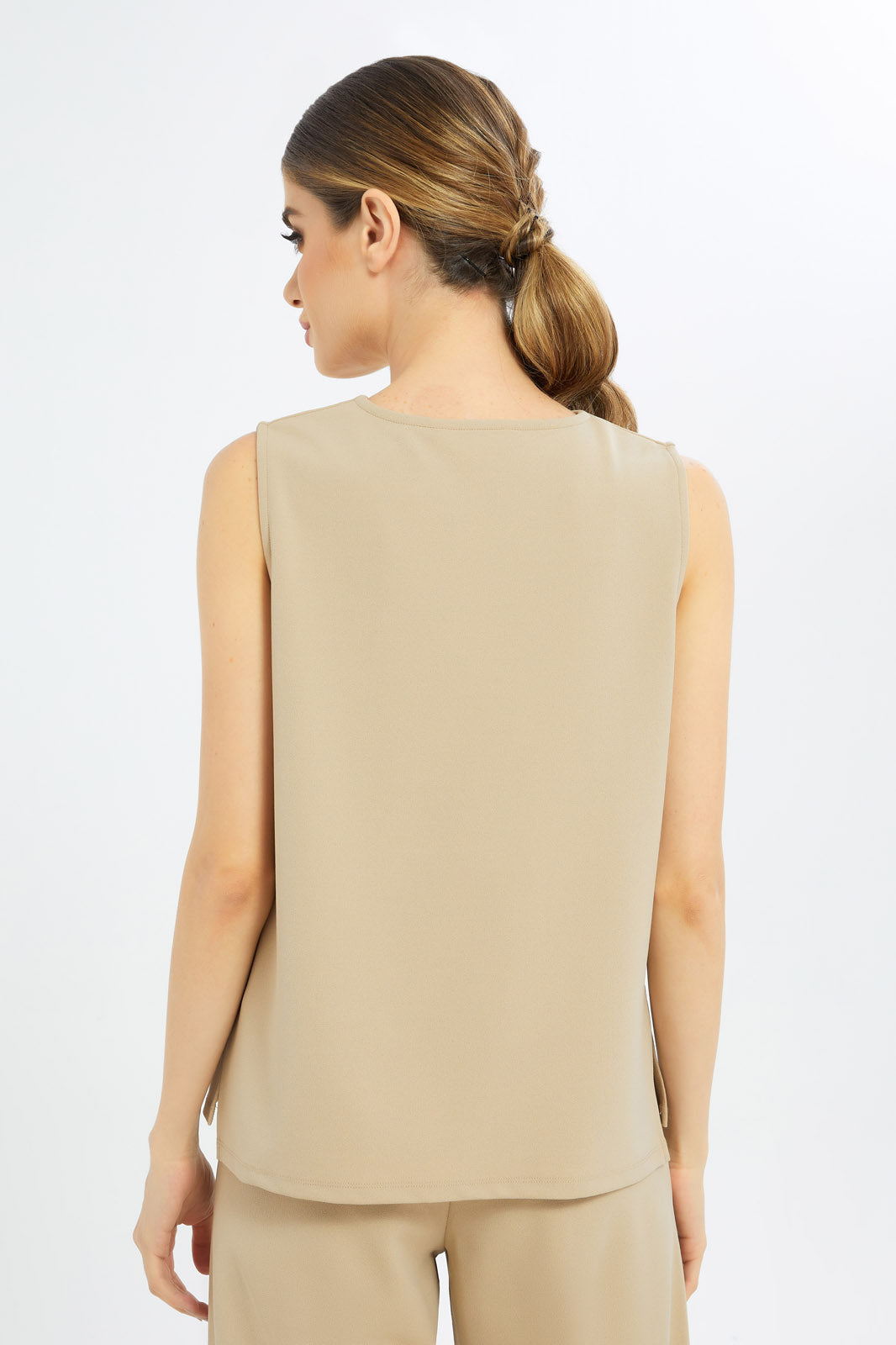 Redtag-Women-Beige-Cowl-Neck-Sleeveless-Top-Category:Blouses,-Colour:Beige,-Deals:New-In,-Filter:Women's-Clothing,-H1:LWR,-H2:LDC,-H3:BLO,-H4:CBL,-LDC,-LDC-Blouses,-New-In-LDC-APL,-Non-Sale,-S23C,-Season:S23C,-Section:Women-Women's-