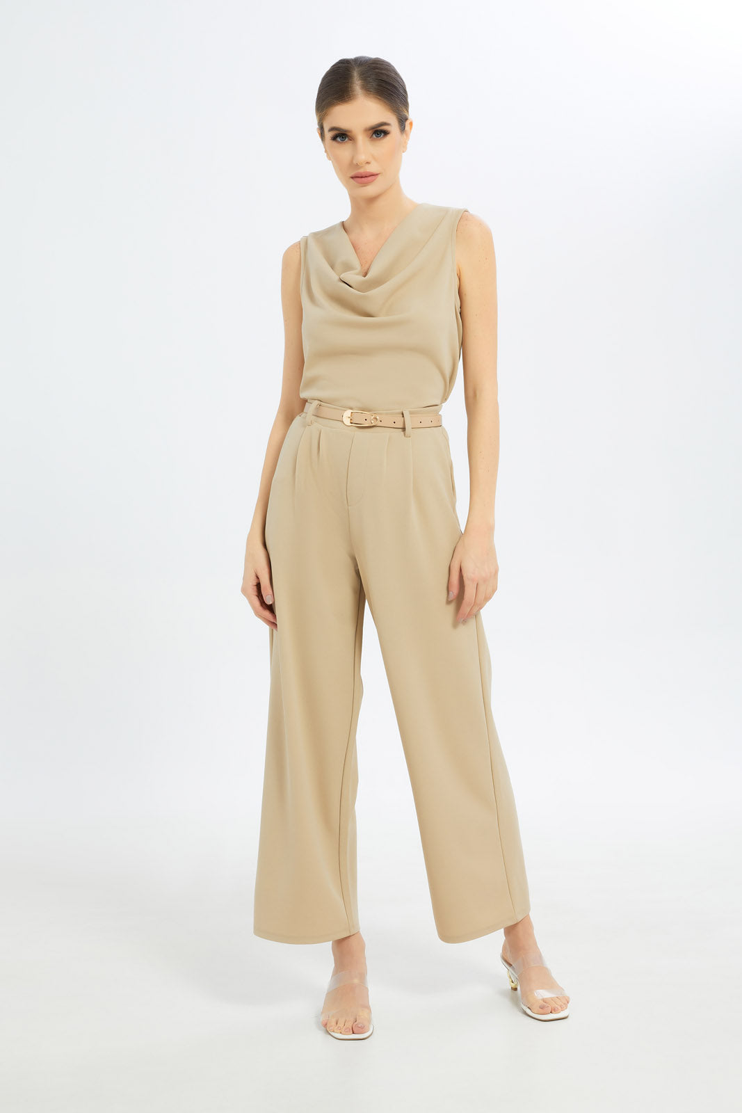 Redtag-Women-Beige-Cowl-Neck-Sleeveless-Top-Category:Blouses,-Colour:Beige,-Deals:New-In,-Filter:Women's-Clothing,-H1:LWR,-H2:LDC,-H3:BLO,-H4:CBL,-LDC,-LDC-Blouses,-New-In-LDC-APL,-Non-Sale,-S23C,-Season:S23C,-Section:Women-Women's-