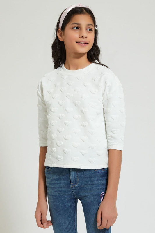 White Woven Top