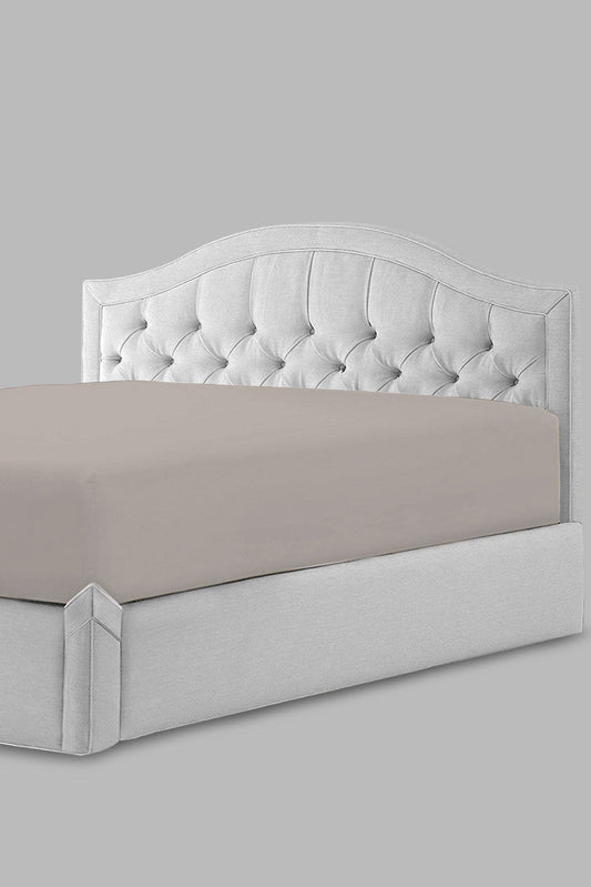 Beige Fitted Sheet (Double Size)