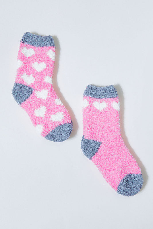 Pink Fluffy Sock (2-Pack)